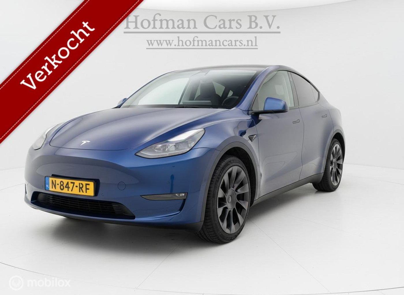 Tesla Model Y Long Range Dual Motor AWD | SOH 86% | 12-2021 | 133.665 km | Incl. BTW 2021 - voorkant