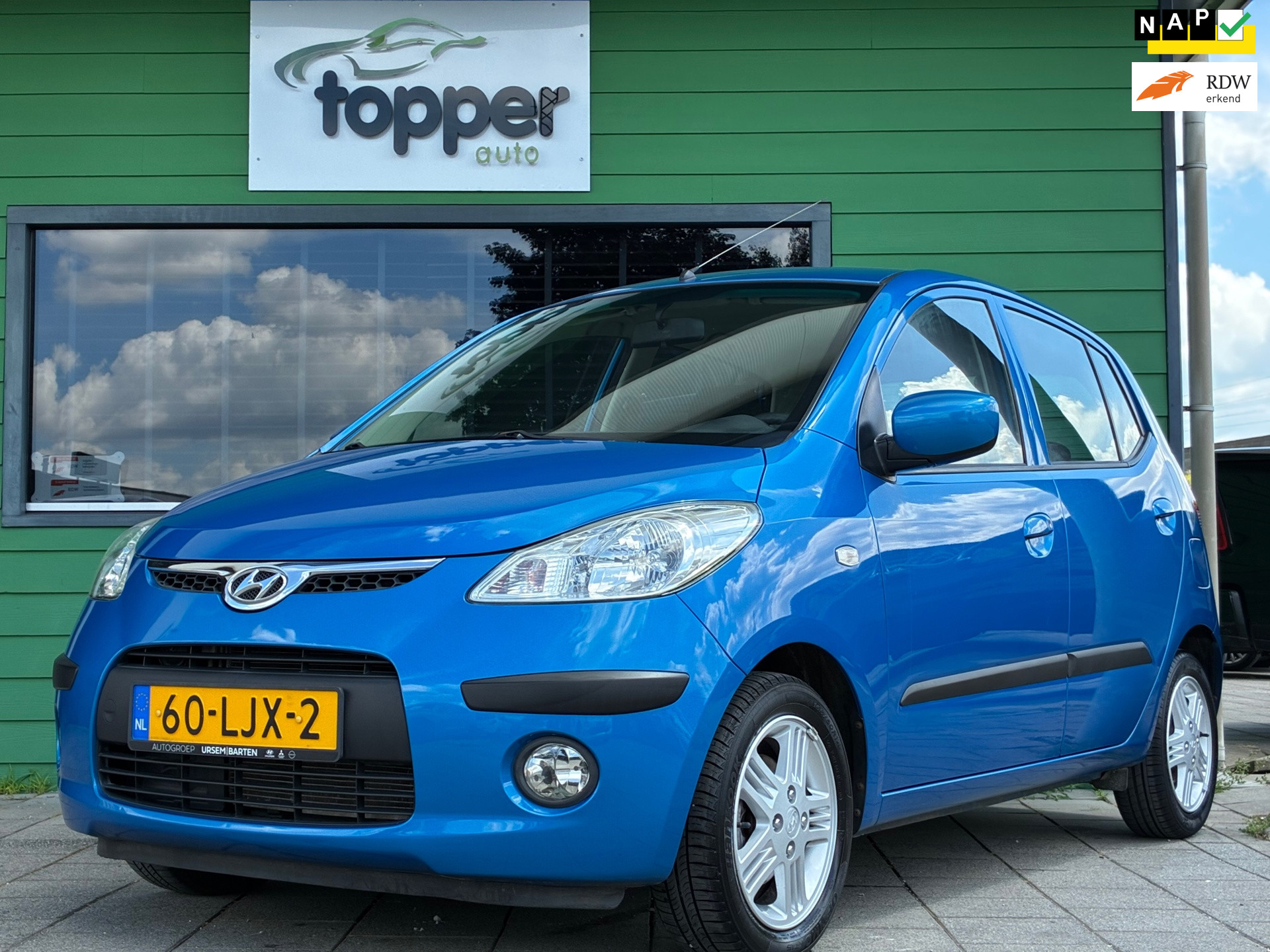 Hyundai I 10 1.1 Dynamic XL|1e Eigenaar|Airco|Elektr.ramen|Dealer Onderhouden 2010 - voorkant