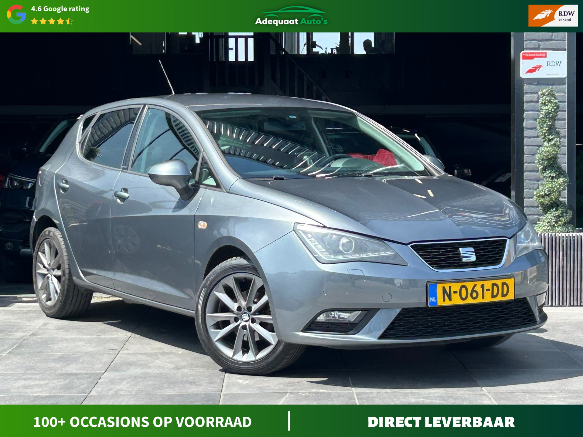Seat Ibiza 1.2 TSI Style|APK|Stoelverwarming|Cruise|Led 2014 - voorkant