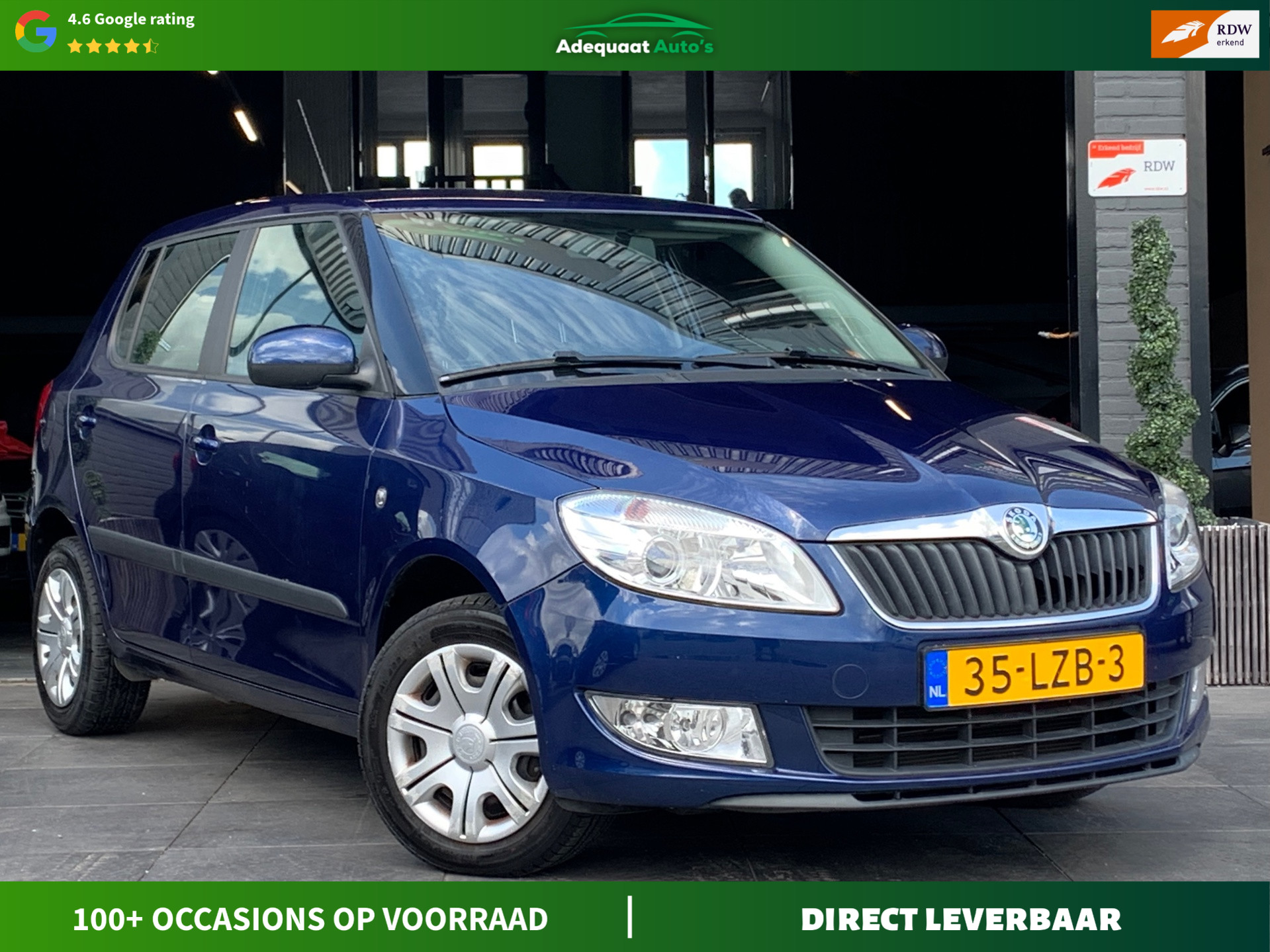Skoda Fabia 1.2TSI Ambition|1e eig|NAP|Trekhaak|Cruise|Airco 2010 - voorkant