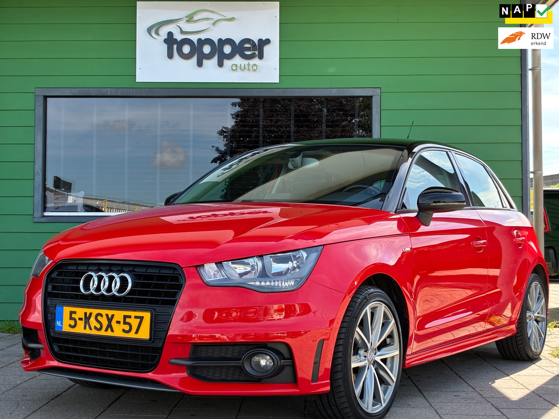Audi A1 Sportback 1.2 TFSI S-line|Navigatie|D-Ketting v.v.|CruiseControl|Climatronic|PDC 2013 - voorkant
