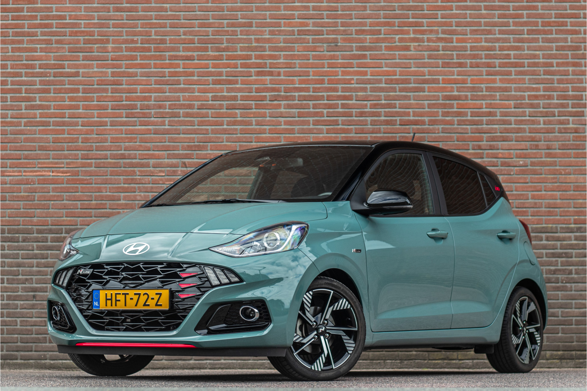 Hyundai I10 1.0 T-GDI N Line, 4.000km NAP, Stoel & Stuurverwarming, Climate control, Carplay, Navigatie, Camera. 2025 - voorkant