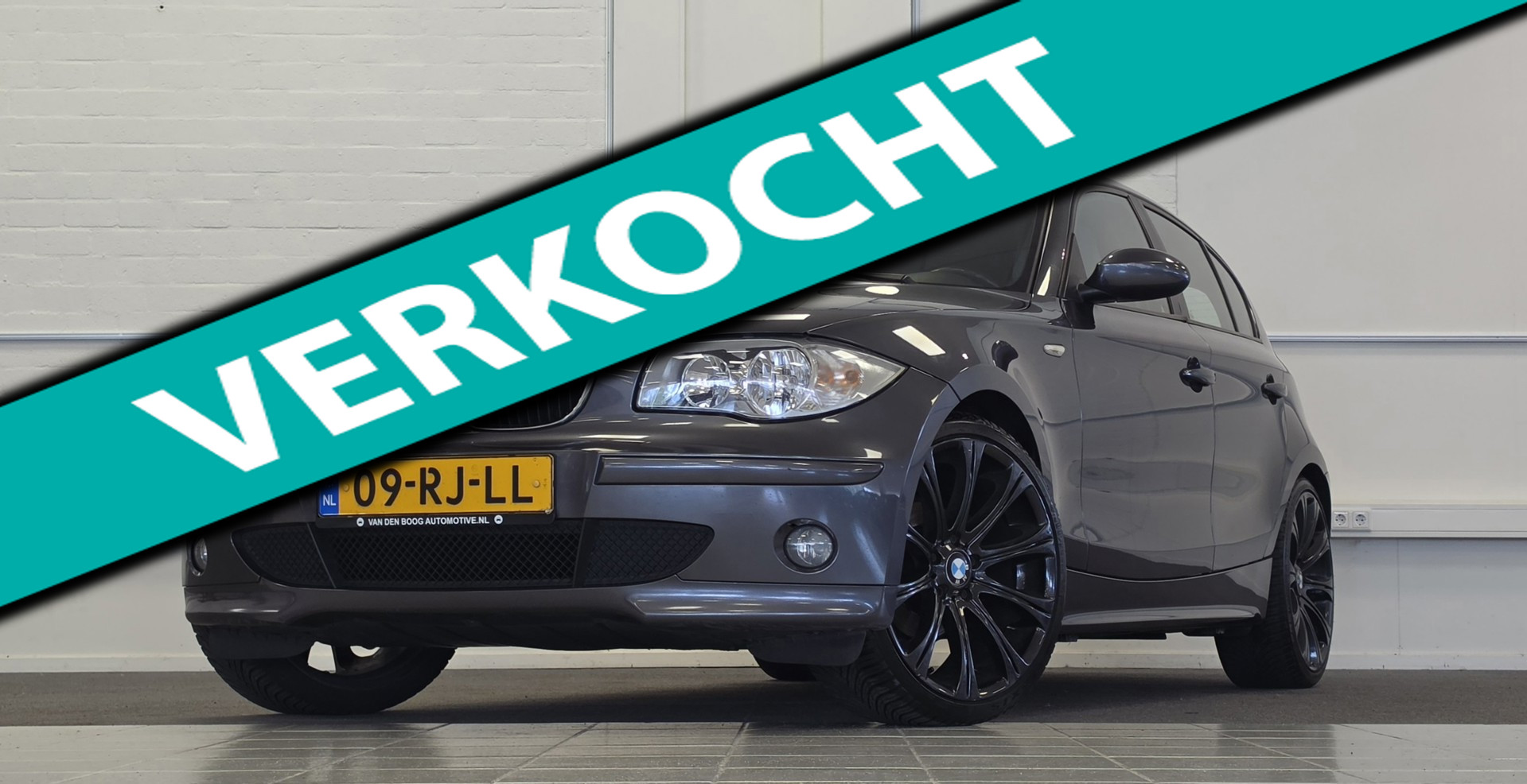 BMW 1er Reihe 116i High Executive Leer Navi Android LM 19" LM velgen Mooi! 2005 - voorkant