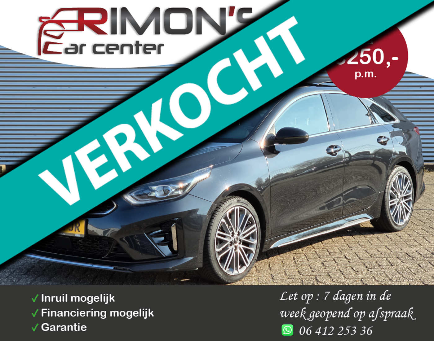 Kia Proceed 1.4 T-GDI GT-Line Aut Pano Camera Dealer Onderhouden 2019 - voorkant