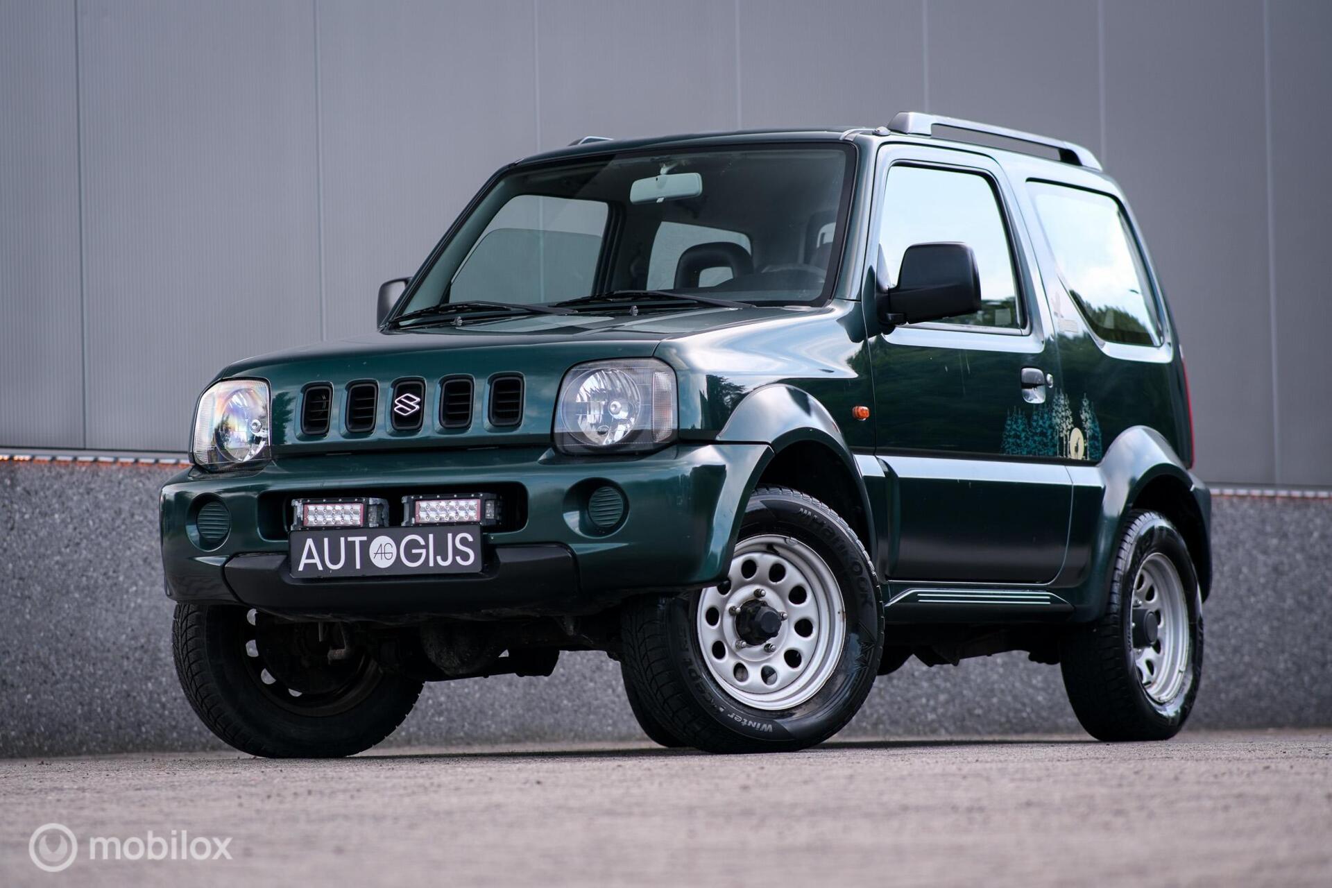 Suzuki Jimny 1.3i JLX 4x4 Trekhaak-Elek.ramen-Elek.spiegels-Bluetooth 2004 - voorkant