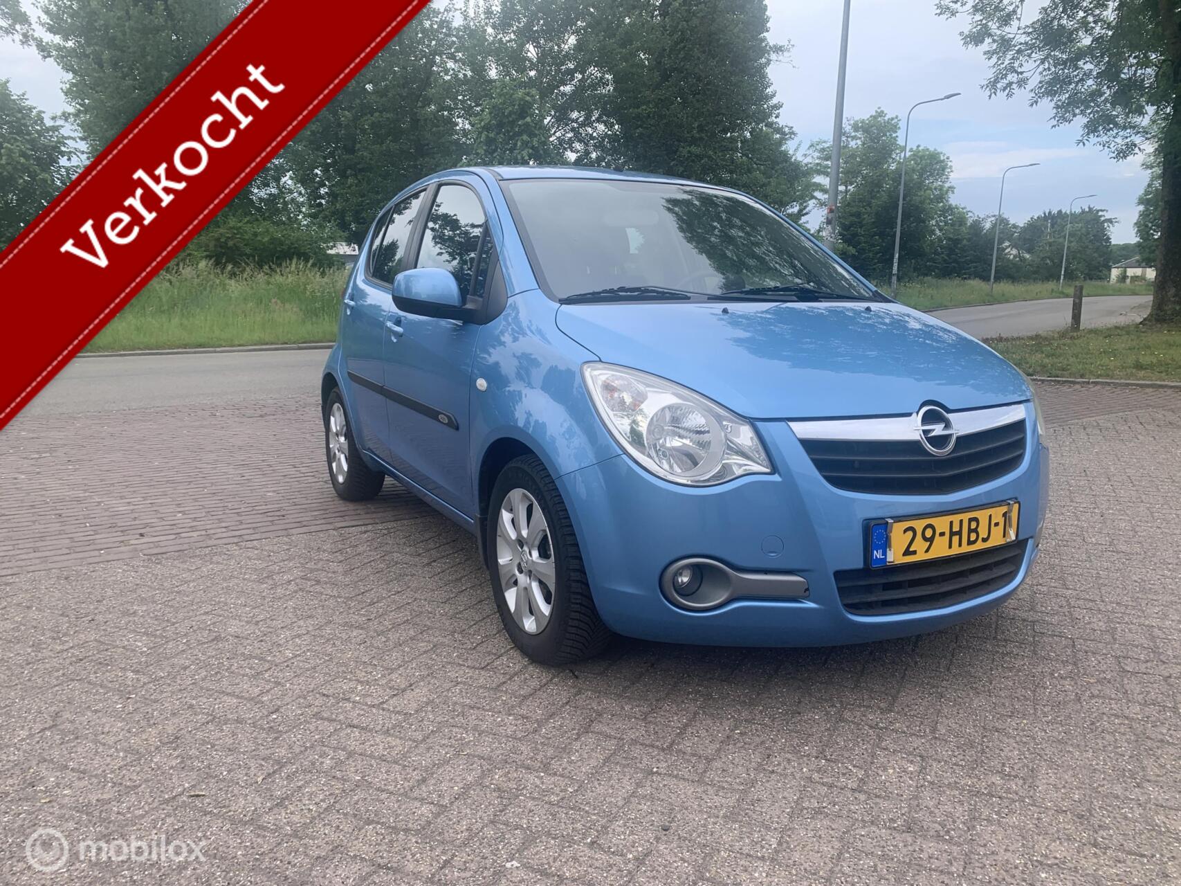 Opel Agila 1.2 Enjoy airco,nw apk!! 2008 - voorkant