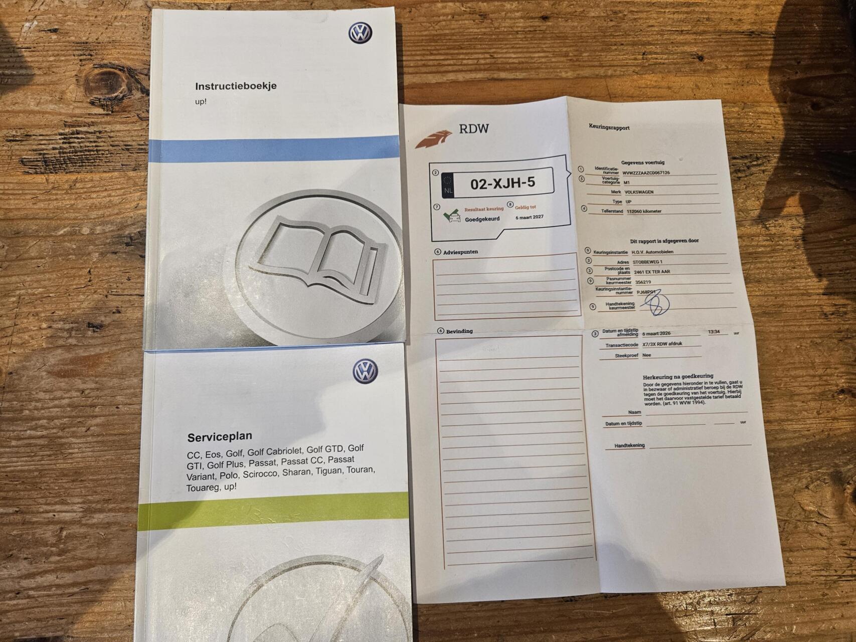 Foto van Volkswagen Up
