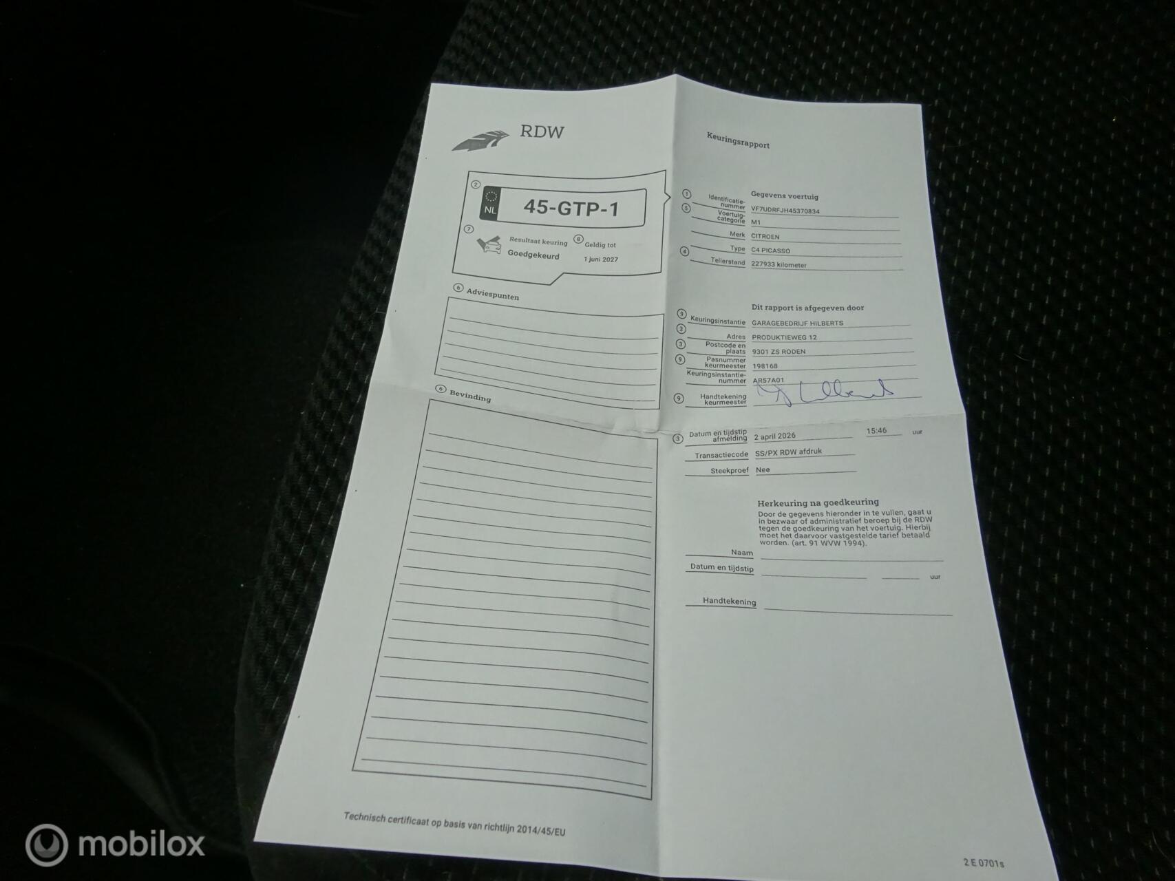 Foto van Citroen C4 Picasso