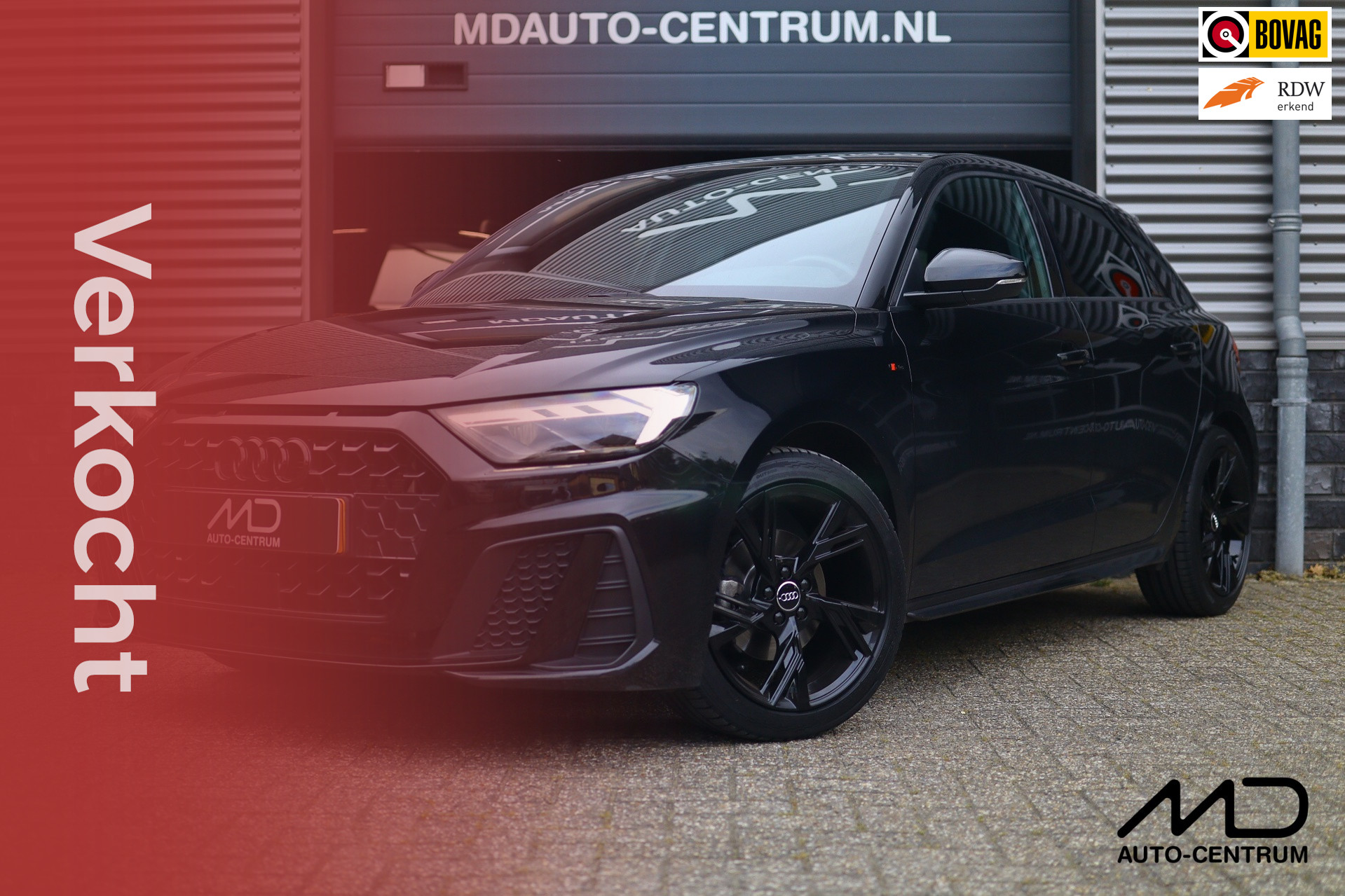 Audi A1 Sportback 30 TFSI 2x S Line 116 pk Black edition| Led| Carplay 2019 - voorkant