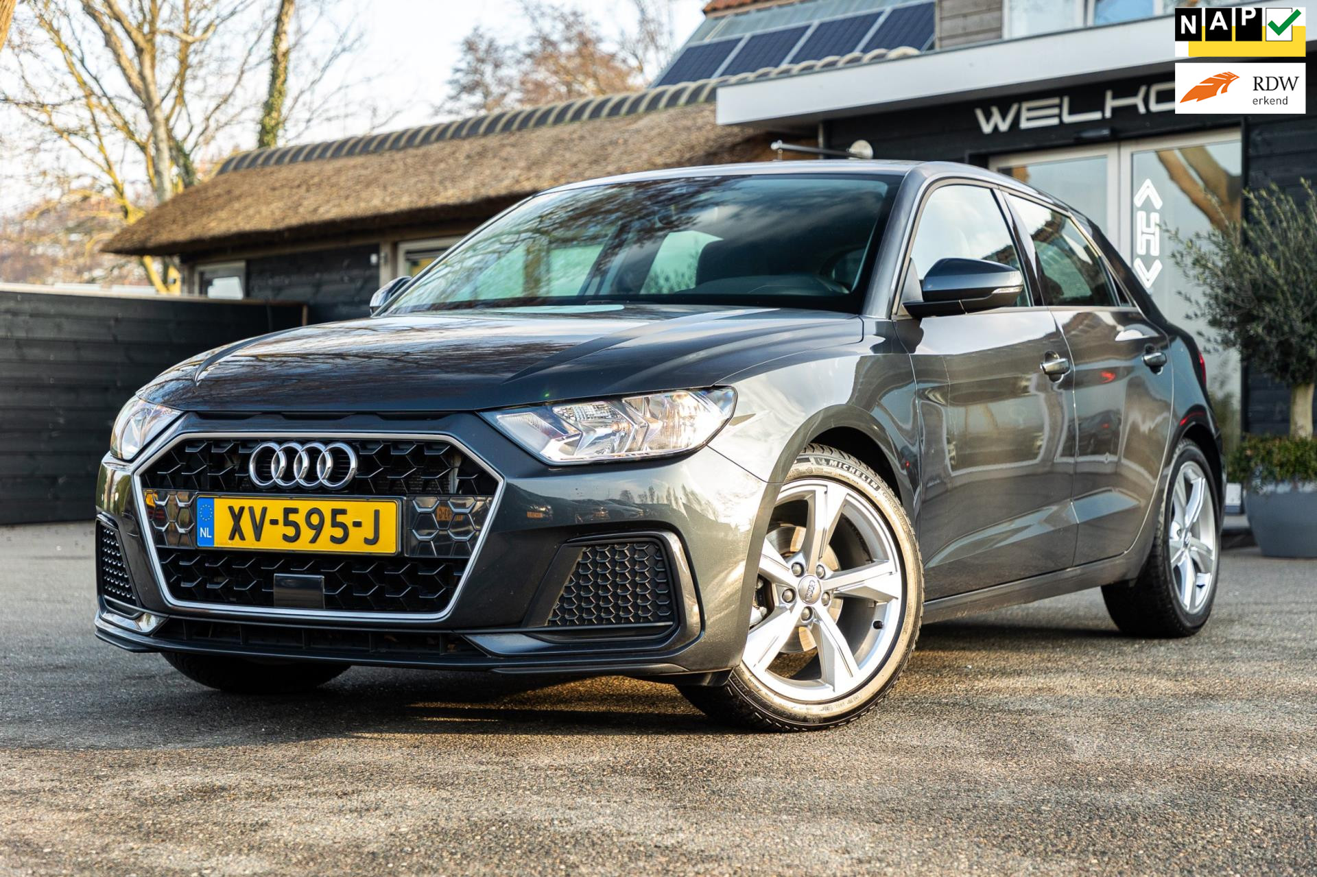 Audi A1 30 TFSI Advanced Automaat I Rijbaanherkenning I Cruise I Airco I Parkeersensoren V+A I NL Auto I NAP 2019 - voorkant