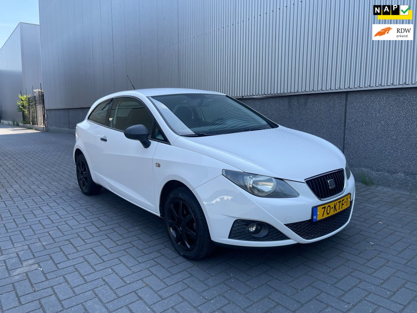 Seat Ibiza 1.4 Sport Coupé airco, NAP, centrale vergrendeling 2010 - voorkant