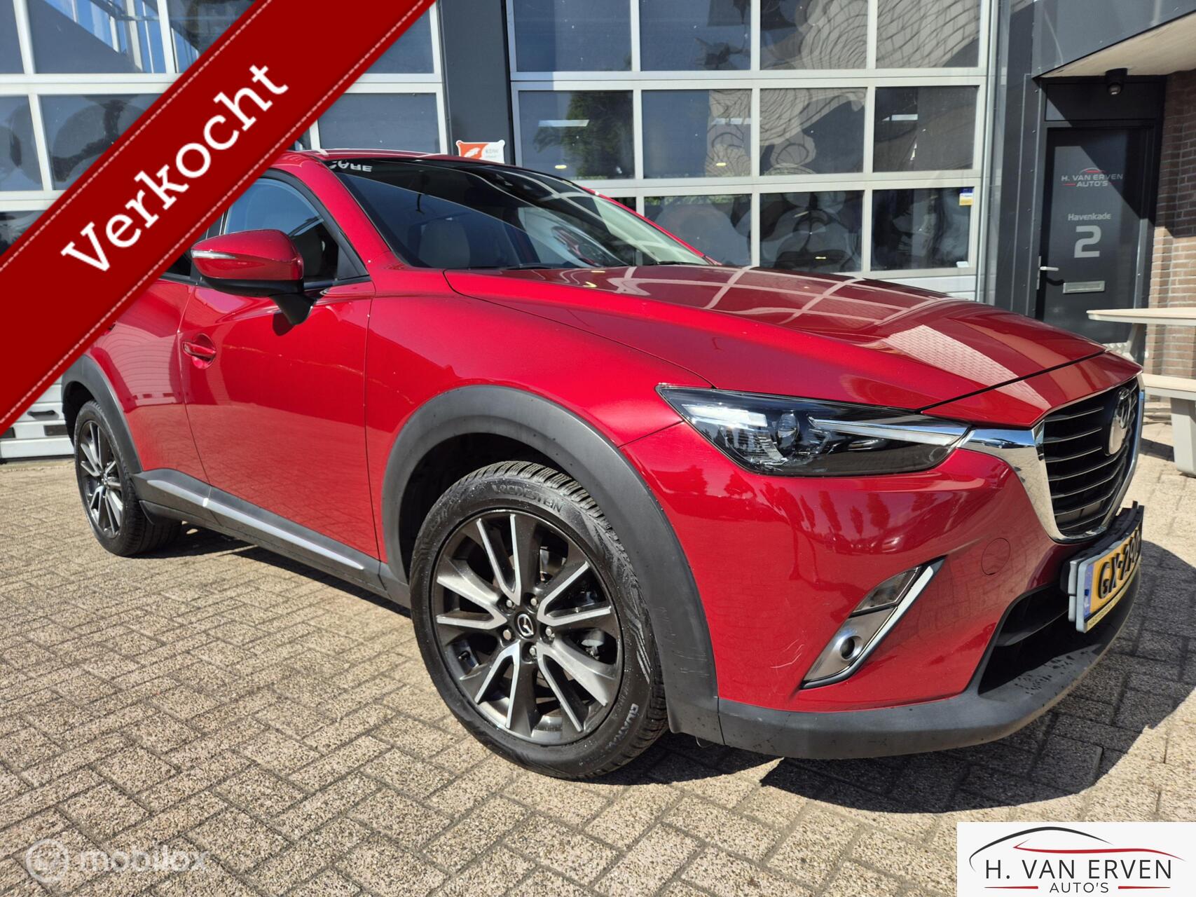Mazda Mazda Cx-3 2.0 SkyActiv-G 1E EIGENAAR DEALERONDERHOUDEN NAP 2015 - voorkant
