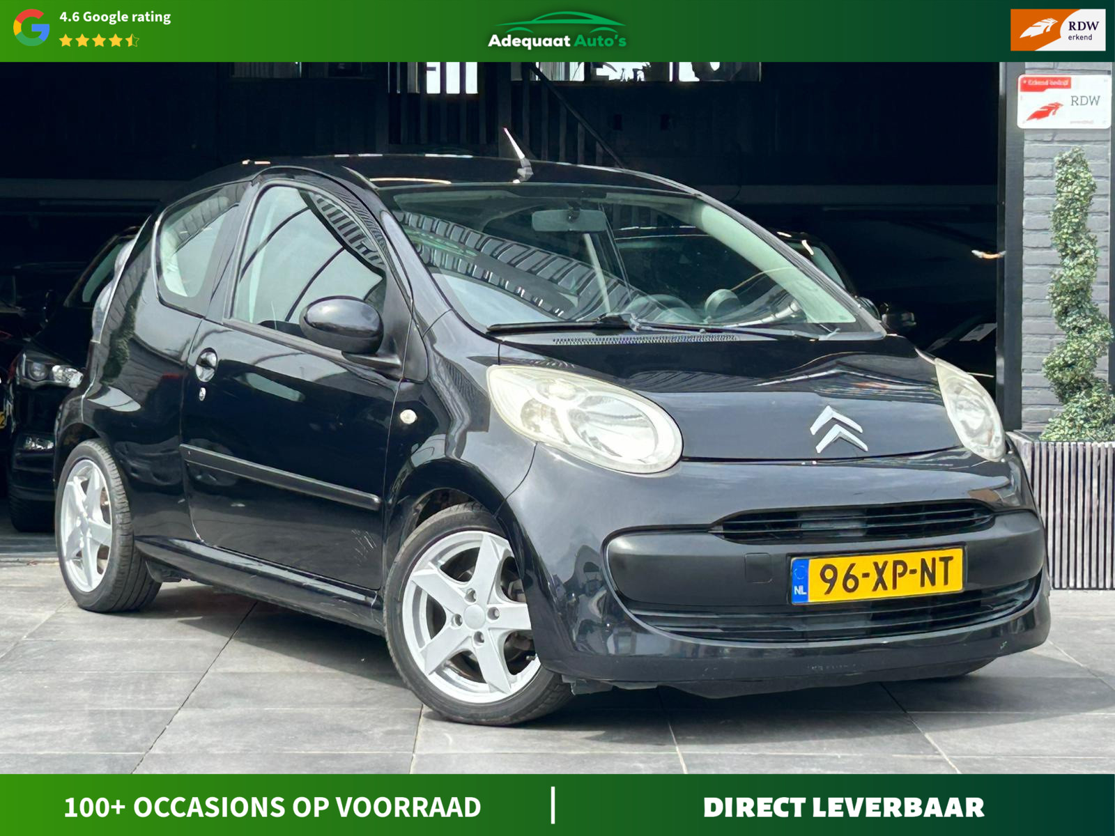 Citroen Citroen C1 1.0-12V Ambiance|Airco|El.Ramen|AUX|NAP 2007 - voorkant