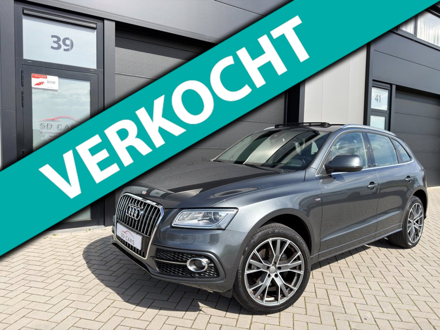 Audi Q5 2.0 TFSI Quattro 3x S-Line|Pano|Automaat|B&O|THK|NAP 2013 - voorkant