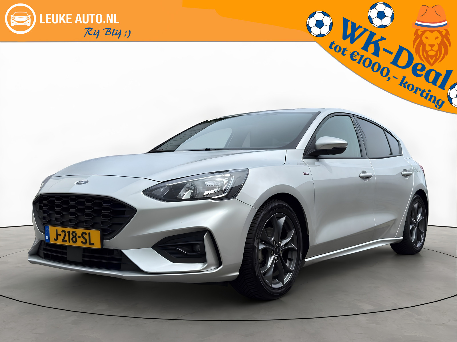 Ford Focus 1.0 EcoBoost 125PK ST-Line 2019 - voorkant