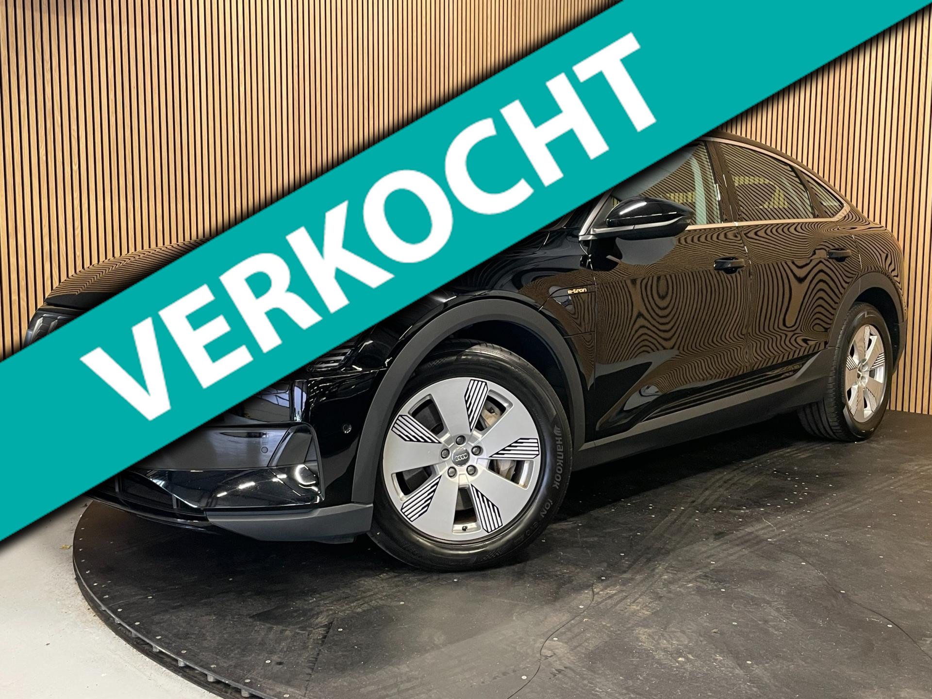 Audi E-tron Sportback 50 Quattro Edition 71 kWh|100% SOH|313PK|NAVI|ELEK. KLEP|CLIMATE, CRUISE CONTROL|NL-AUTO|1e EIG.|INCL. BTW| 2020 - voorkant