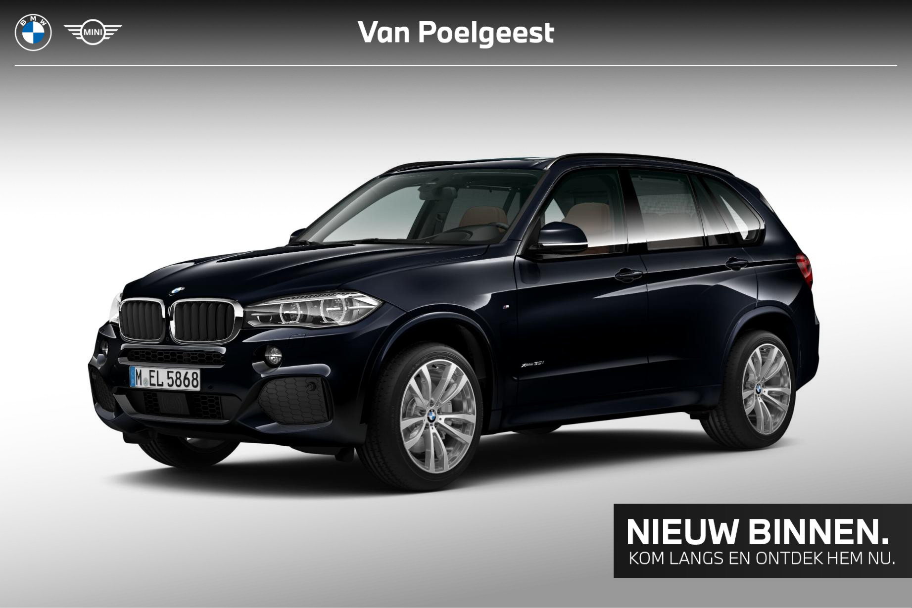 BMW X5 Xdrive35i xDrive35i 7p Innovation Pack M Sportpakket 2018 - voorkant