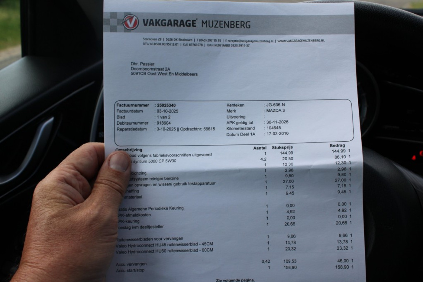 Foto van Mazda Mazda3
