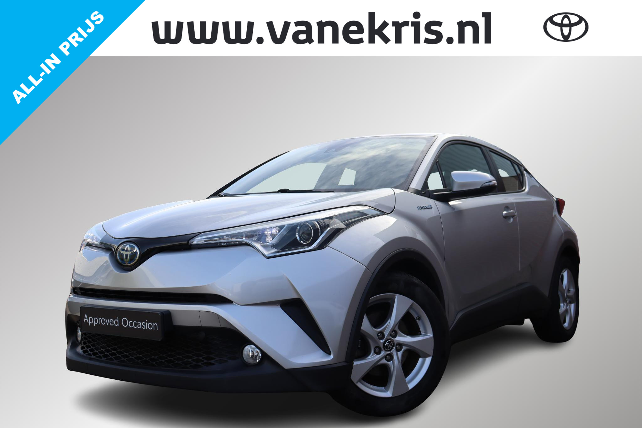 Toyota Toyota C-hr 1.8 Hybrid Active, Parkeersensoren achter, 2019 - voorkant