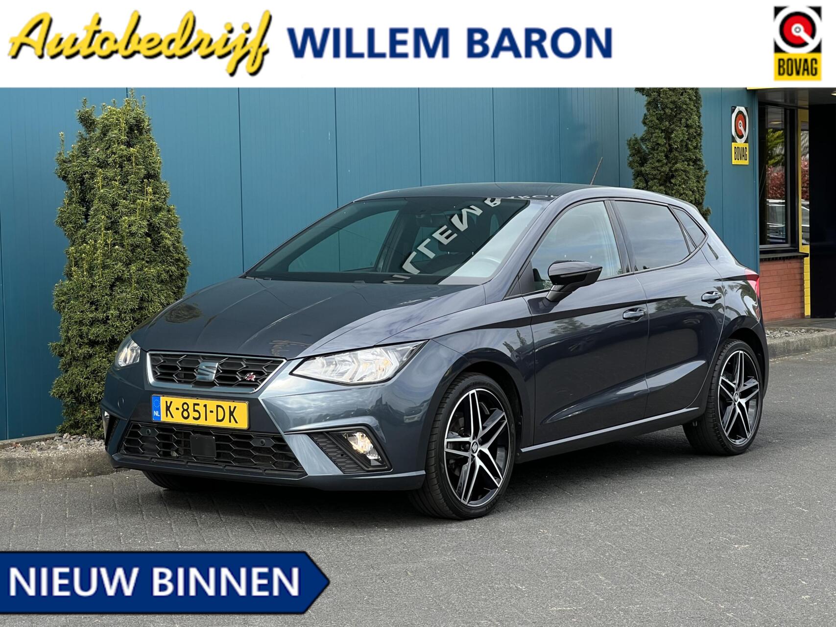 Seat Ibiza 1.0 TSI FR Business Intense CARPLAY/ANDROID | CRUISE | NAV | CAM | PDC | 18'LMV 2020 - voorkant
