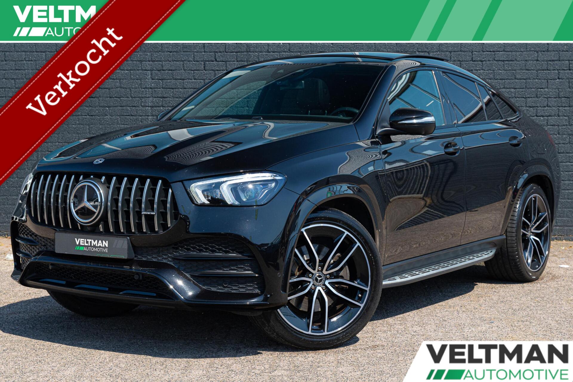 Mercedes-Benz Gle 350 De 4Matic Coupe Coupé 350 de 4MATIC AMG LINE PANORAMADAK 22INCH BURMESTER DISTRONIC MEMORY 2021 - voorkant