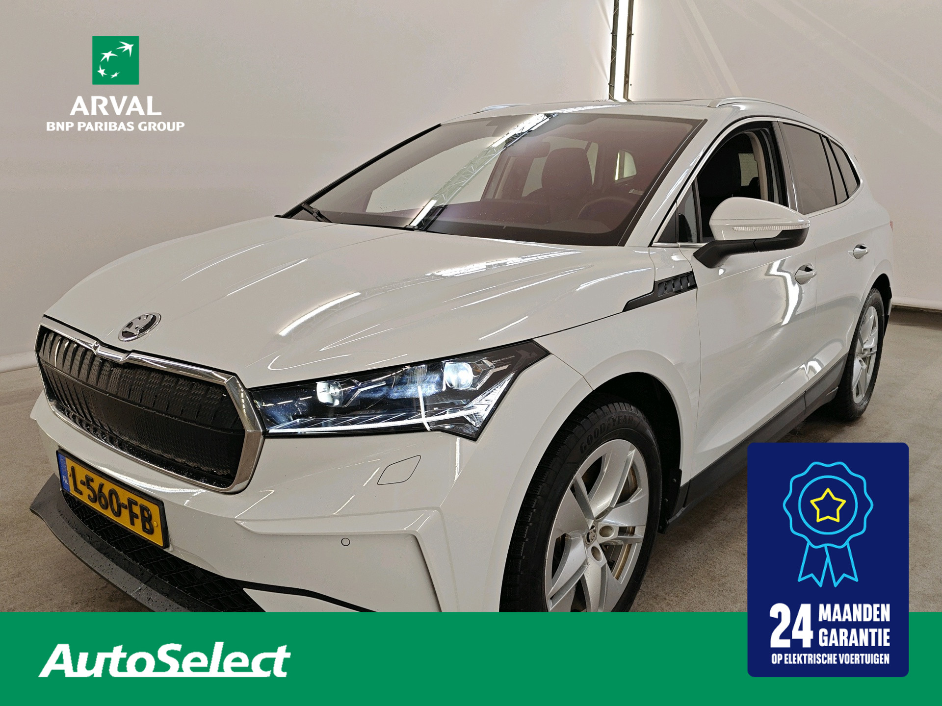Skoda Enyaq 80 80 204pk | SOH 89% | Panoramadak | Warmtepomp | Leder | Licht | Sport | Family | Comfort | Klimaat Plus | CarPlay 2021 - voorkant