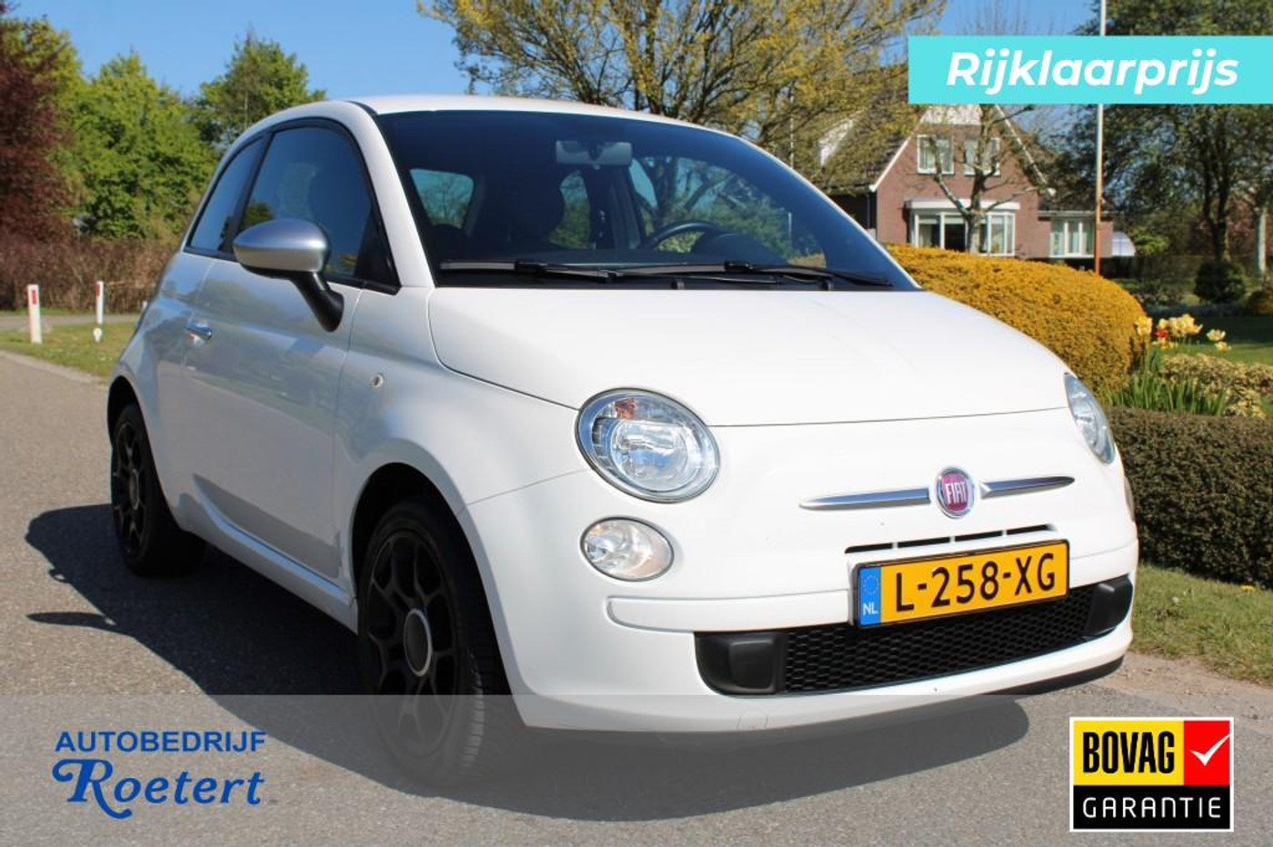 Fiat 500 1.2 69pk Easy Airco/Bluetooth/Half leer/4-cilinder 2012 - voorkant