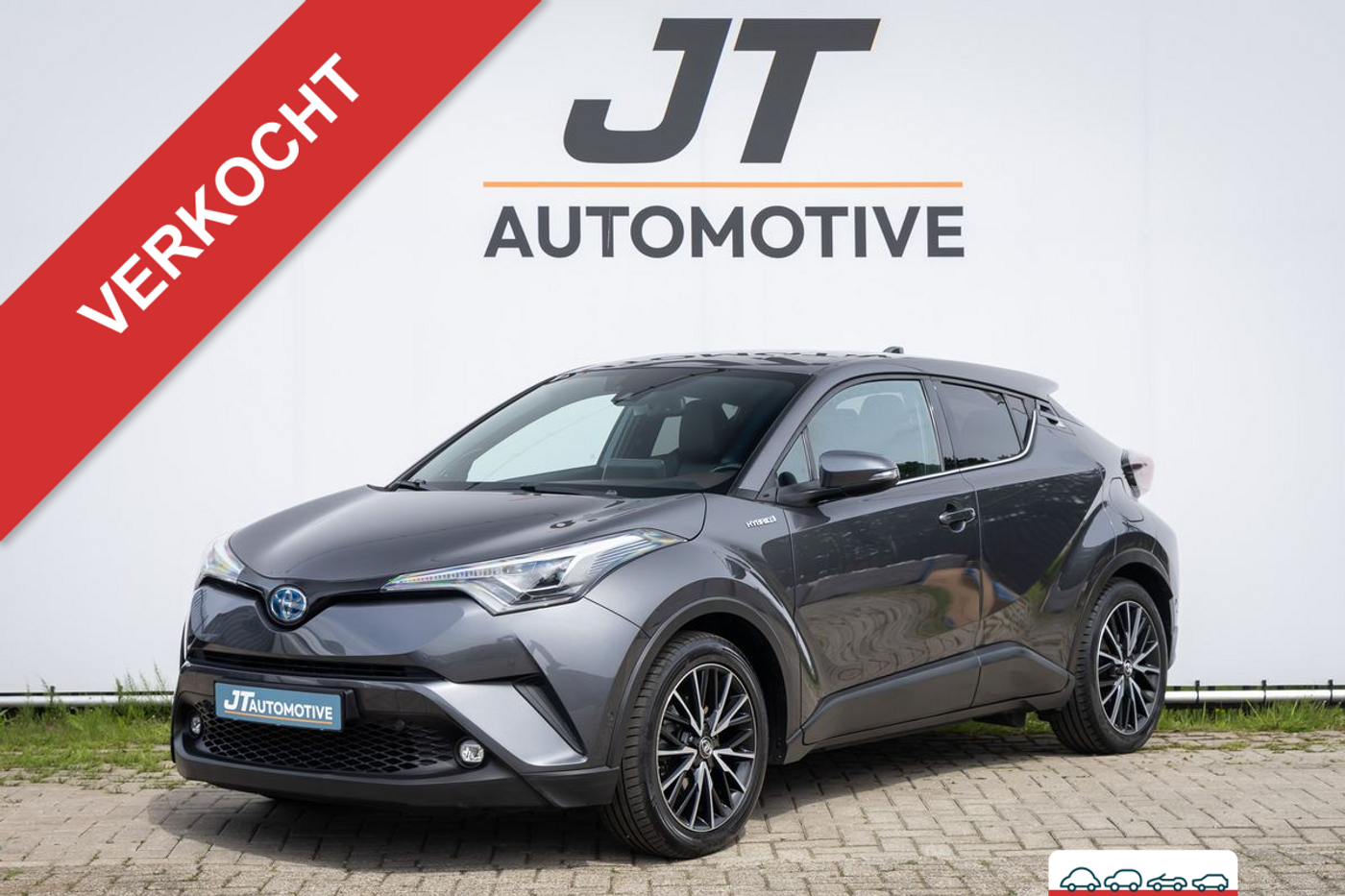 Toyota Toyota C-hr 1.8 Hybrid Premium nlauto Stoelverwarming | Camera | PDC | half ledere bekleding | Stuurverwarming | Voorruitverwarming 2017 - voorkant