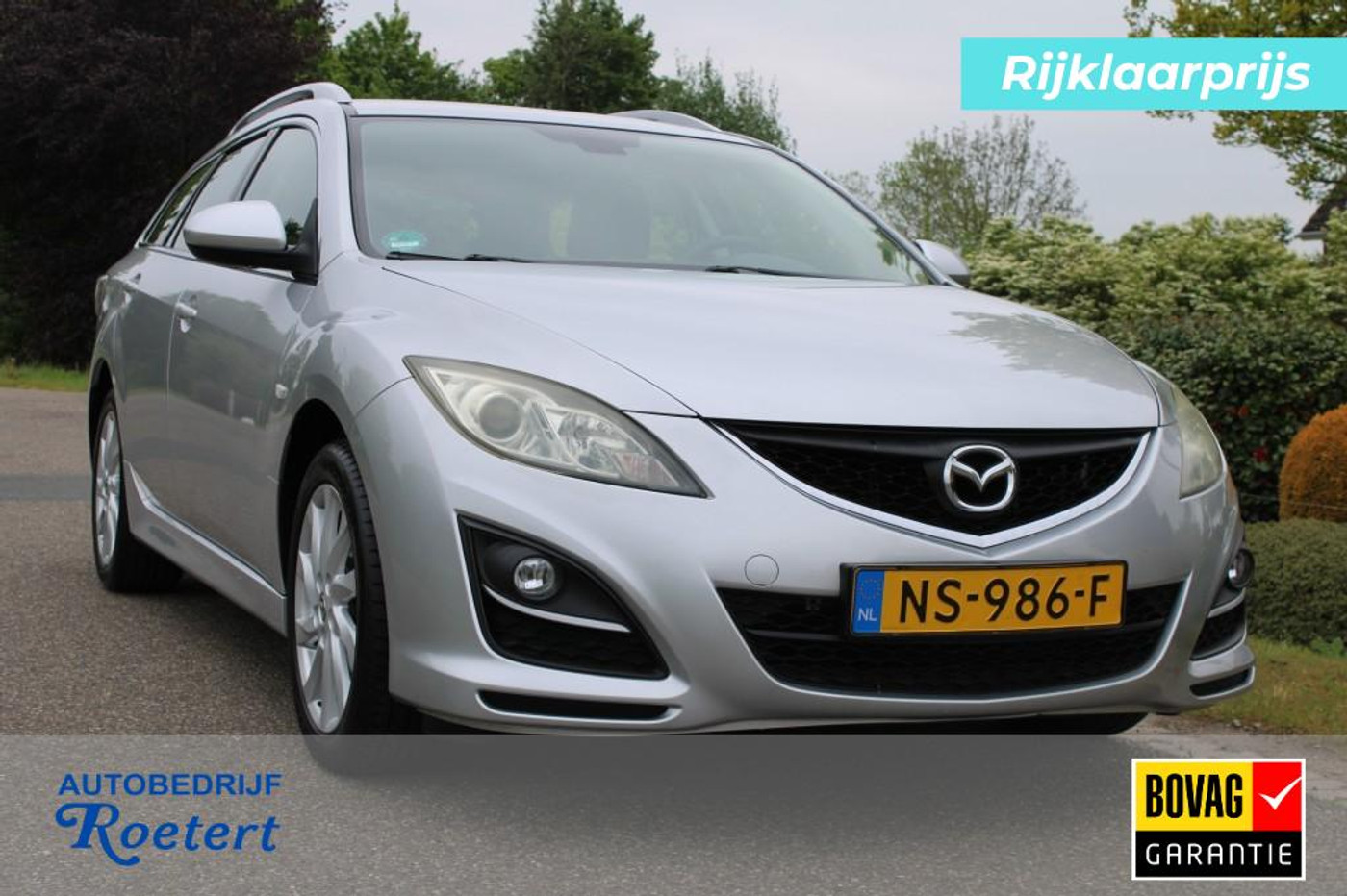 Mazda Mazda 6 Sportbreak 2.0 155pk TS ECC/bluetooth/cruise/lm velgen 2011 - voorkant