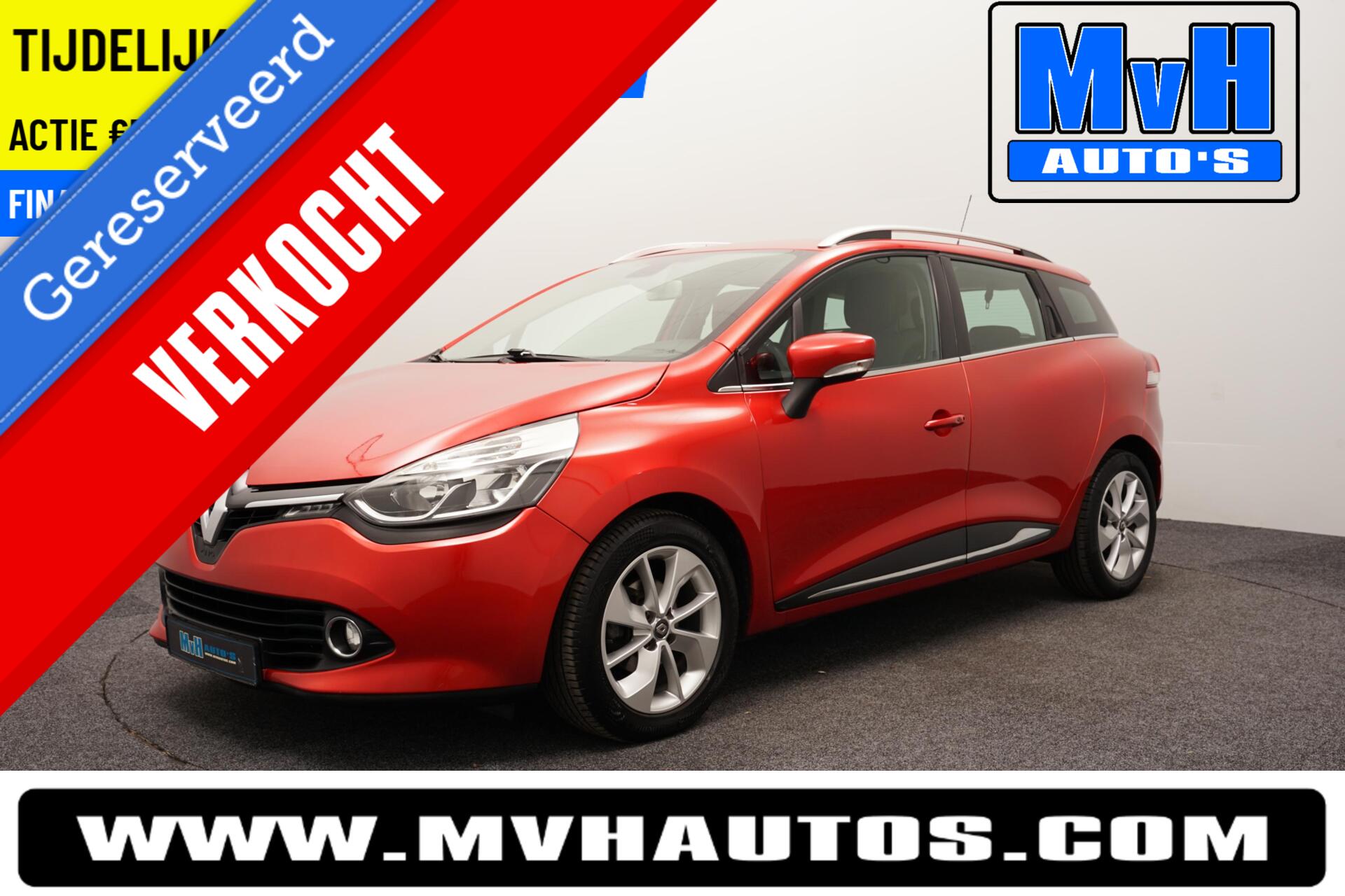 Renault Clio 1.2 Dynamique|AUTOMAAT|CLIMA|NAVI|CRUISE 2014 - voorkant