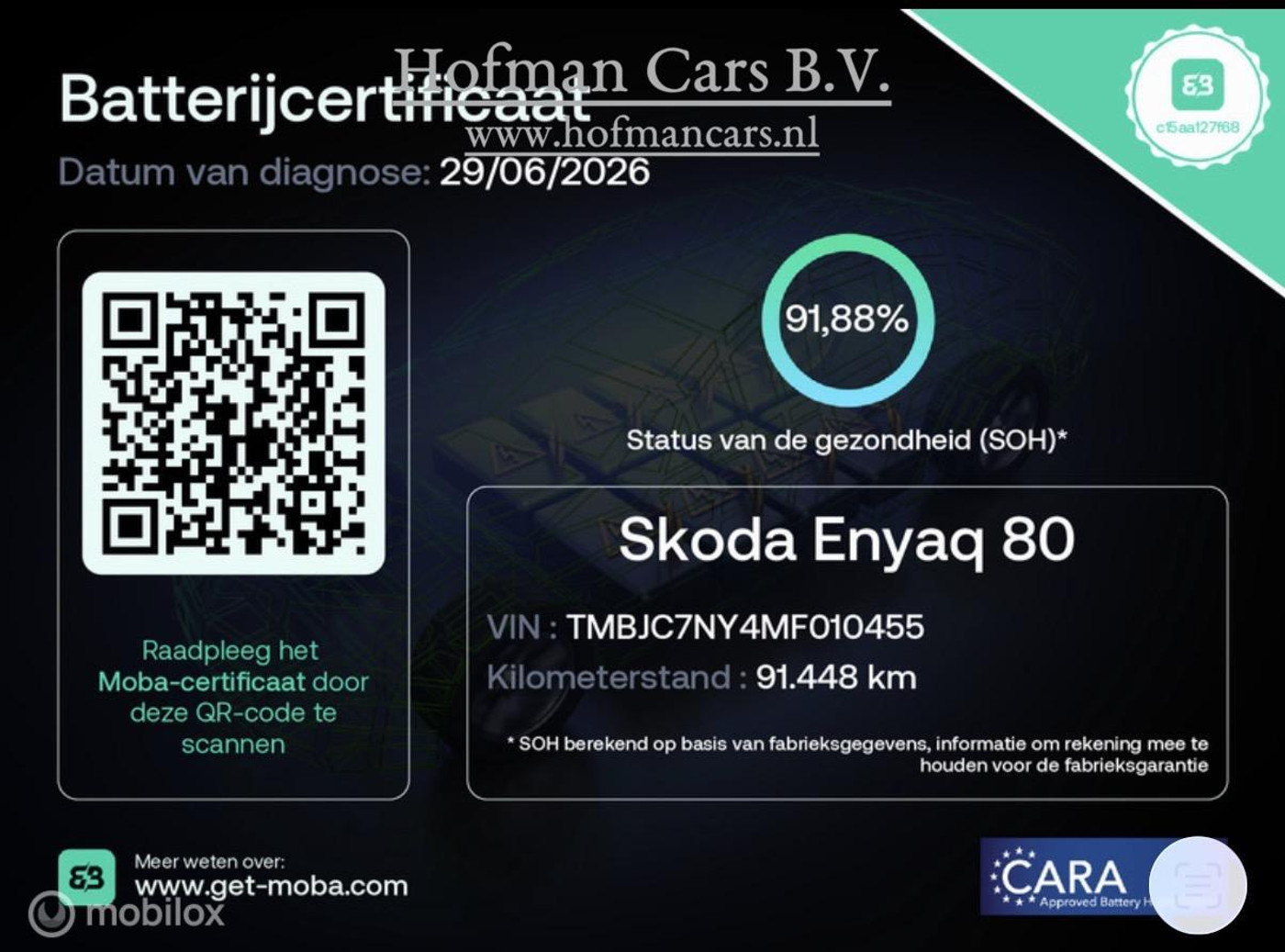 Foto van Skoda Enyaq 80