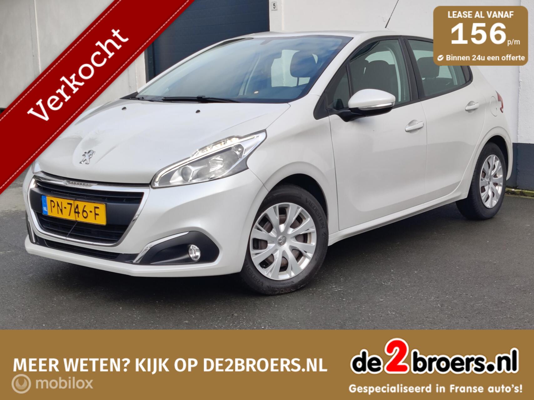 Peugeot 208 1.2 PureTech Blue Lion 2017 - voorkant