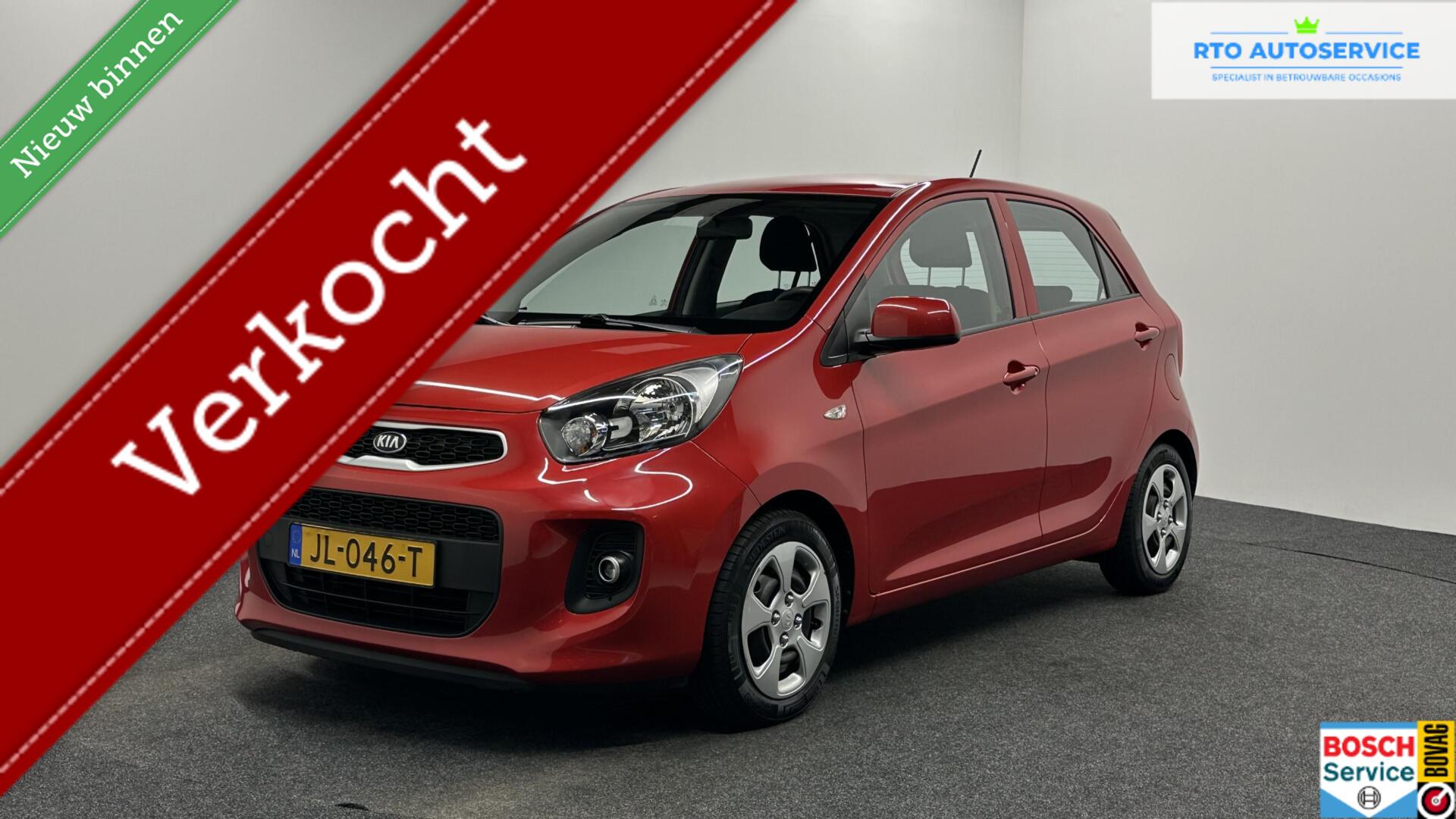 Kia Picanto 1.0 CVVT EconomyPlusLine 5 DEURS AIRCO CRUISE. 2016 - voorkant
