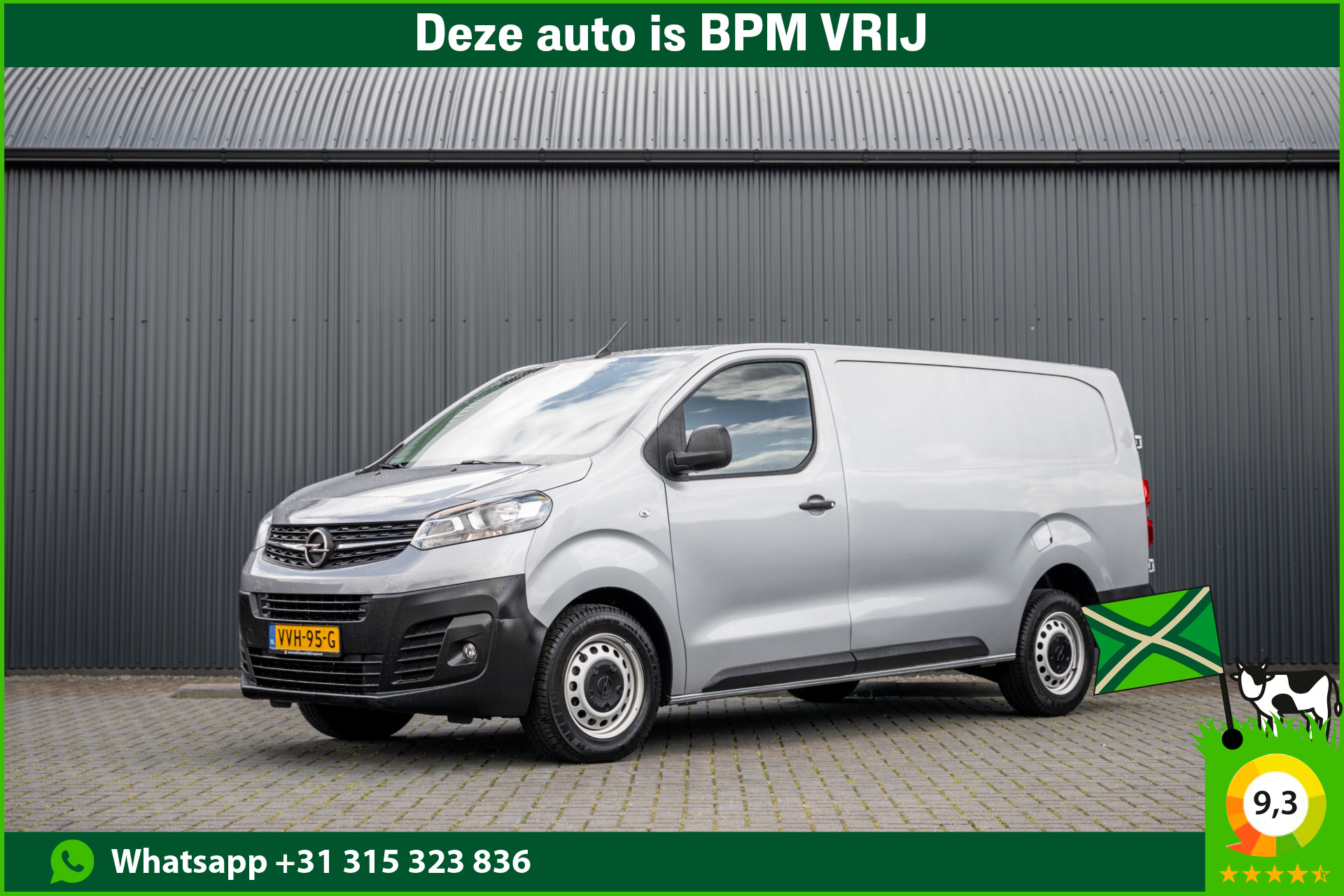 Opel Vivaro 2.0 BlueHDi 145 S&S L3 2023 - voorkant