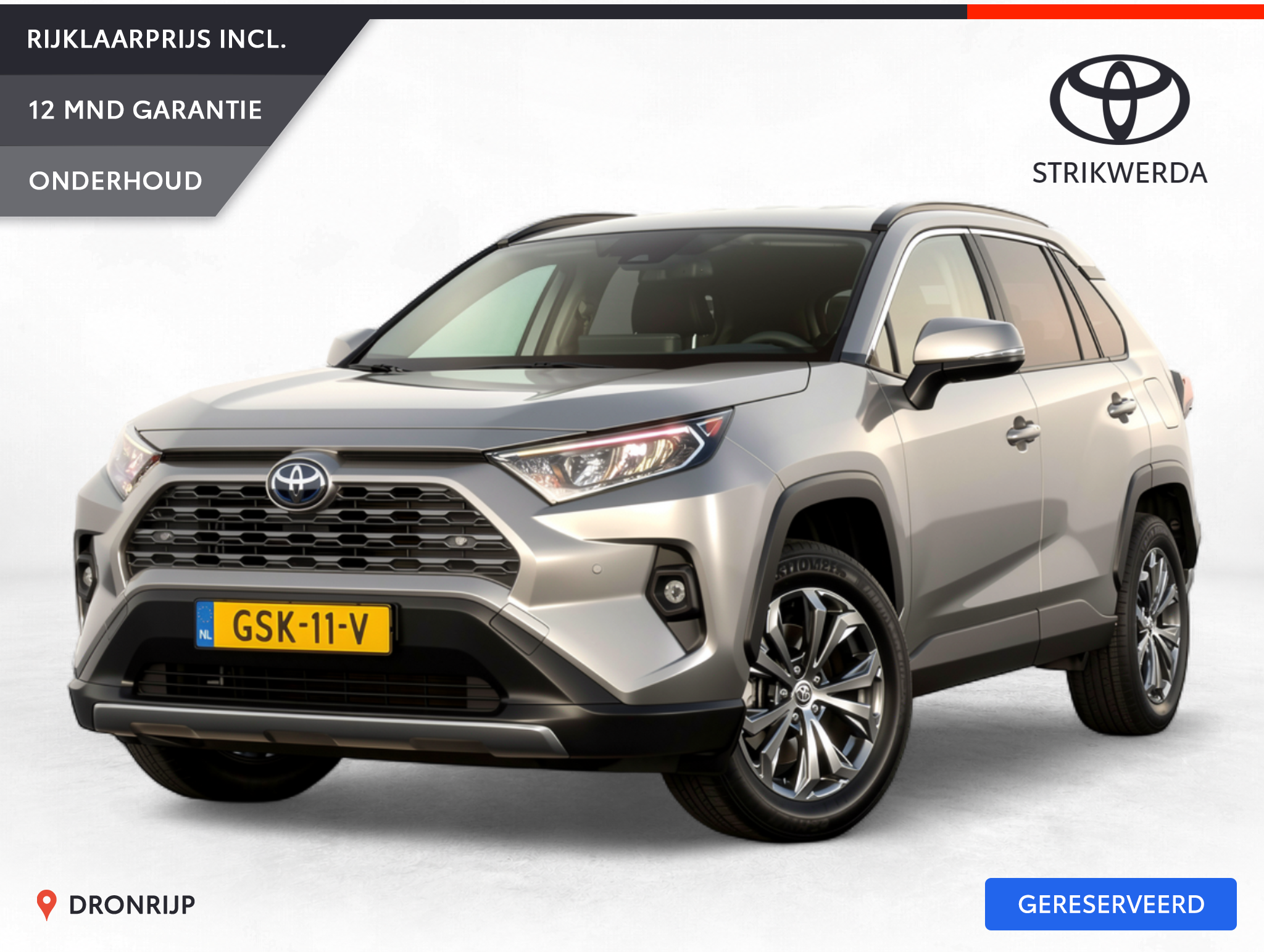 Toyota Toyota Rav4 2.5 Hybrid Dynamic Plus 2024 - voorkant
