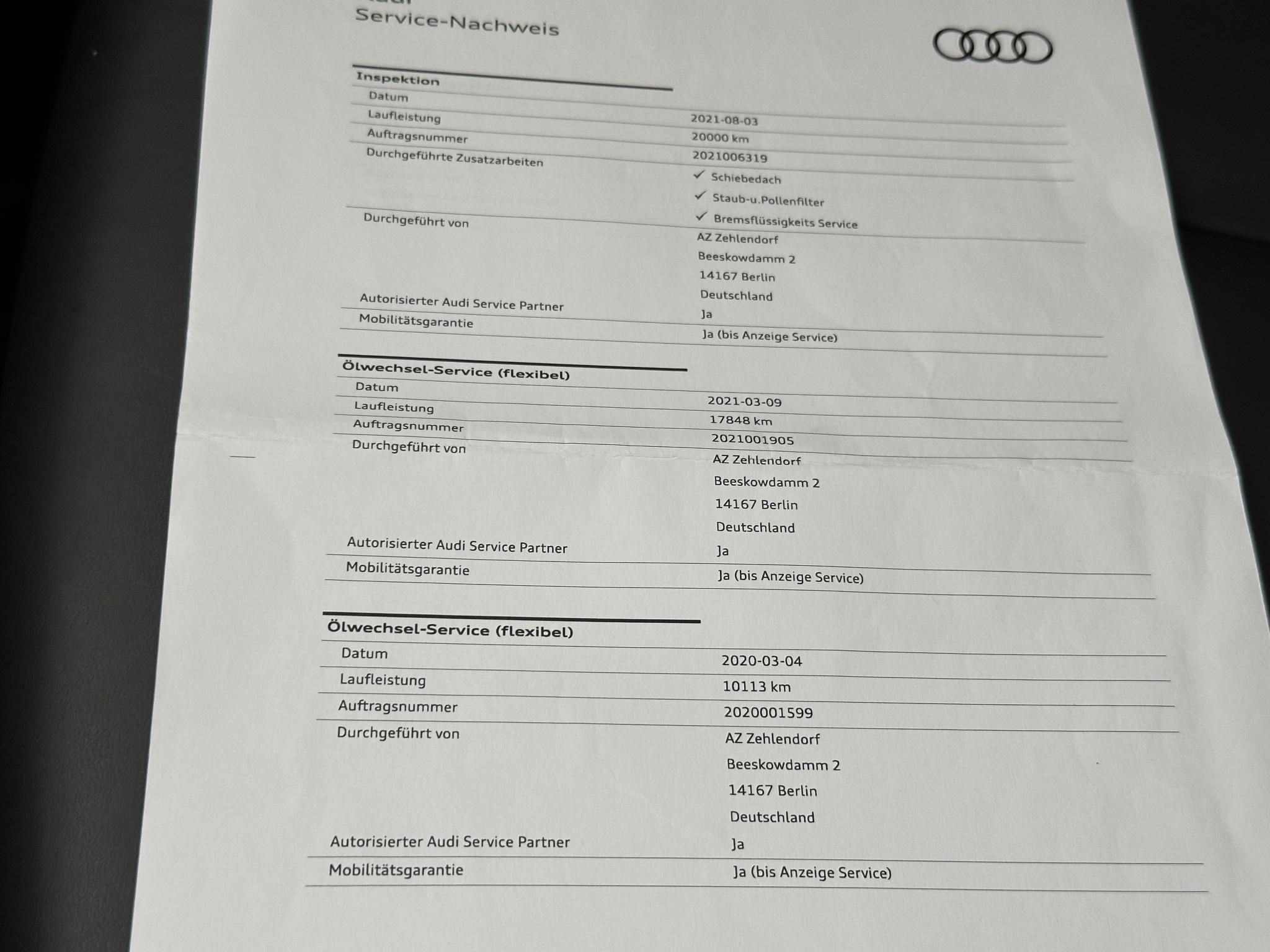 Foto van Audi S3 Sportback