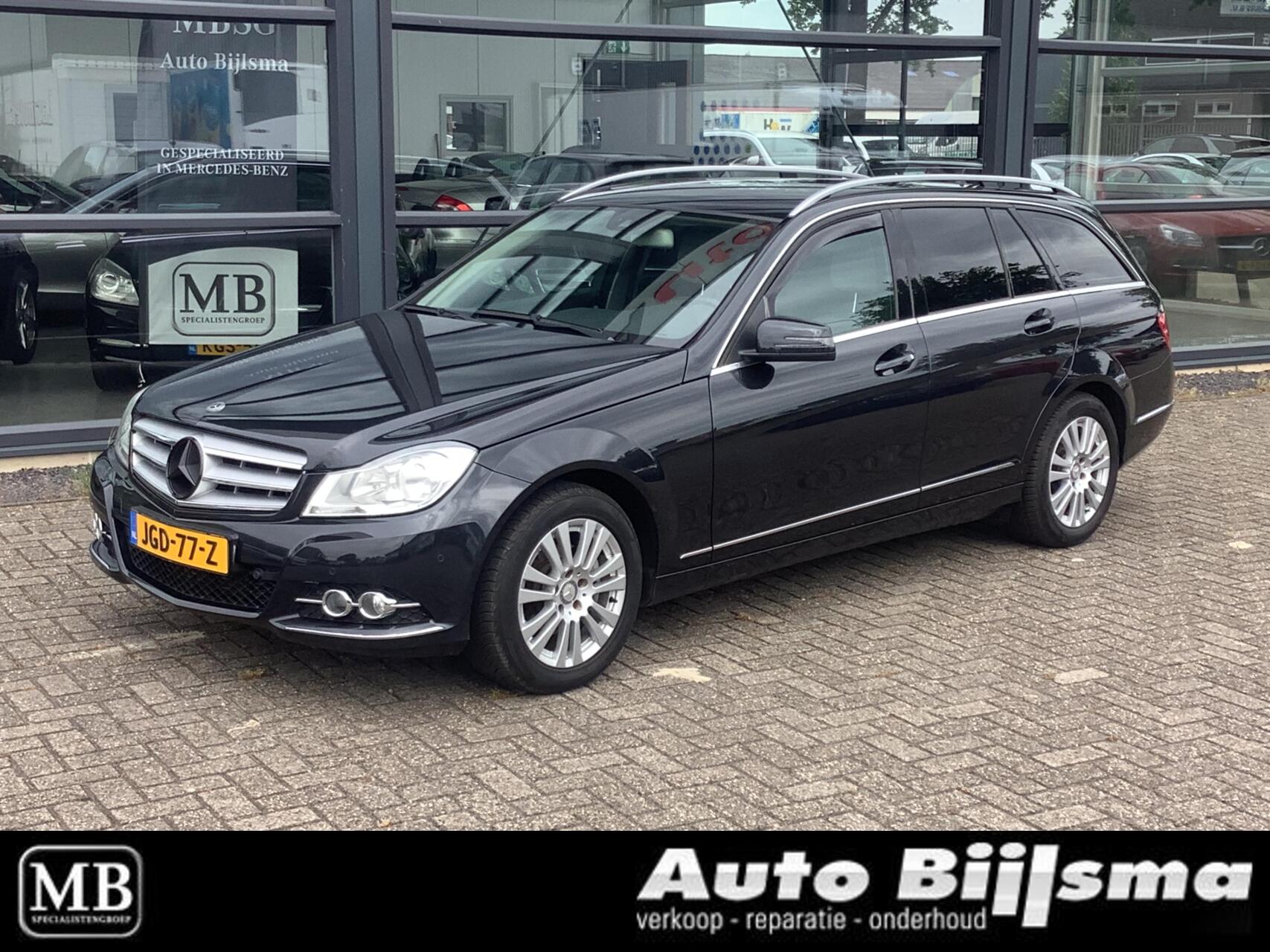 Mercedes-Benz C-klasse Estate 200 Elegance, automaat, cruise, navi, trekhaak 2011 - voorkant