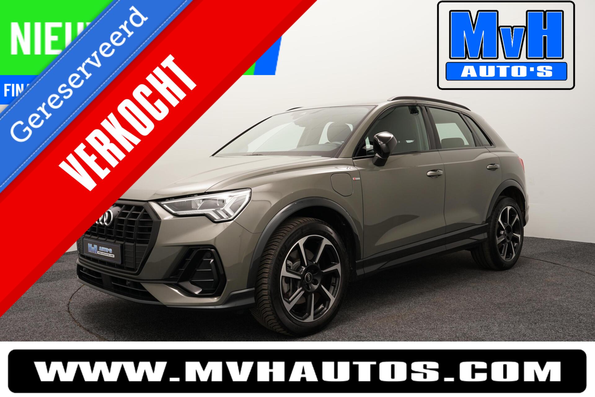 Audi Q3 45 TFSI e S edition|S-Line|245PK|STOELVERW|CAMERA|LED 2022 - voorkant