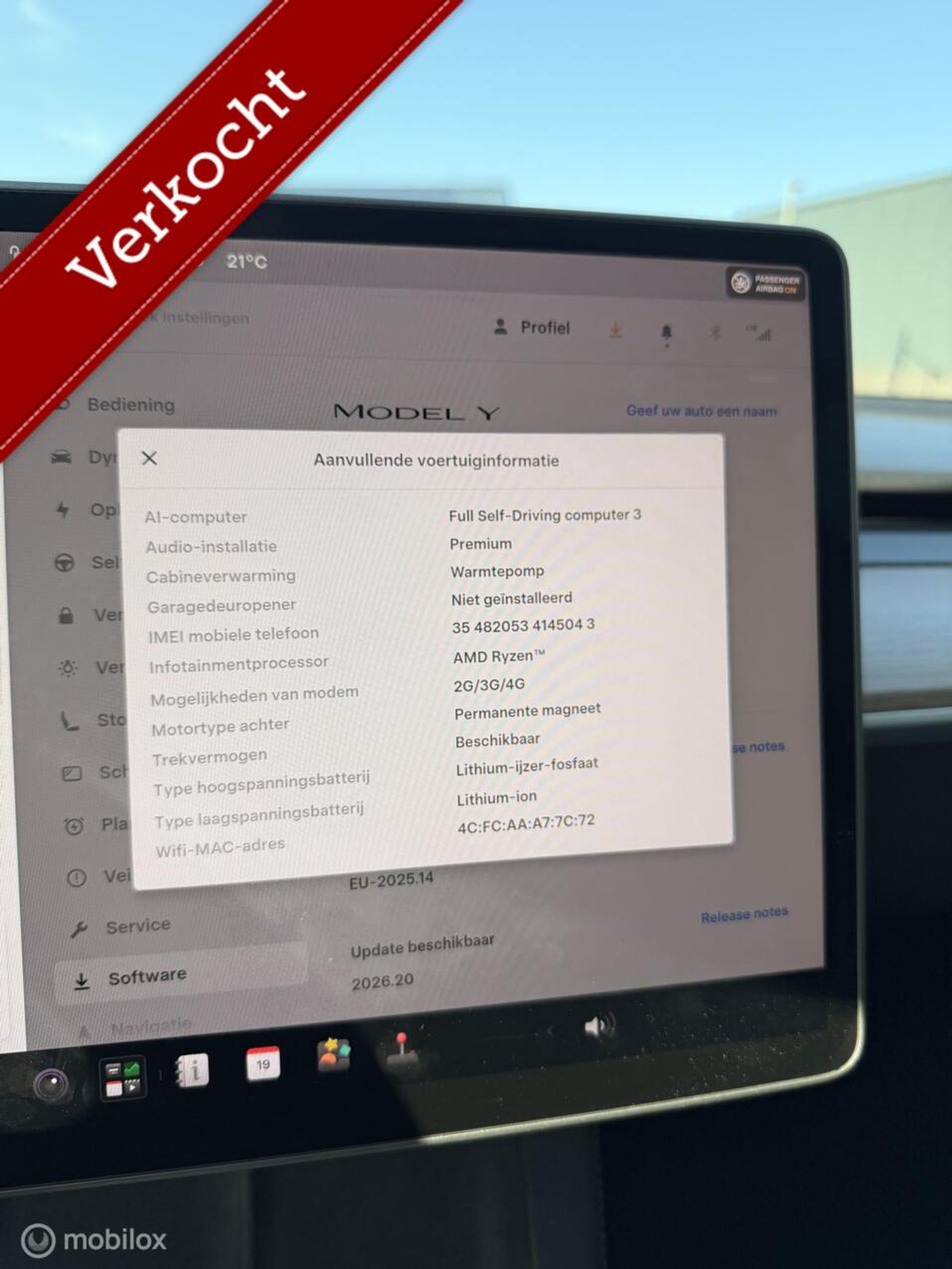 Foto van Tesla Model Y