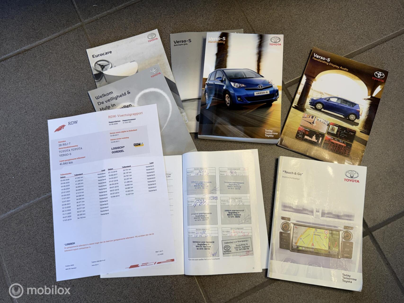 Foto van Toyota Toyota Verso-s