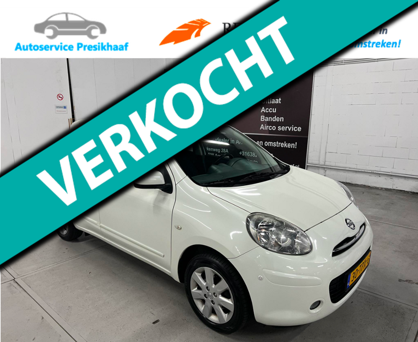 Nissan Nissan Micra 1.2 DIG-S Connect Edition NAVIGATIE / LM VELGEN 2012 - voorkant