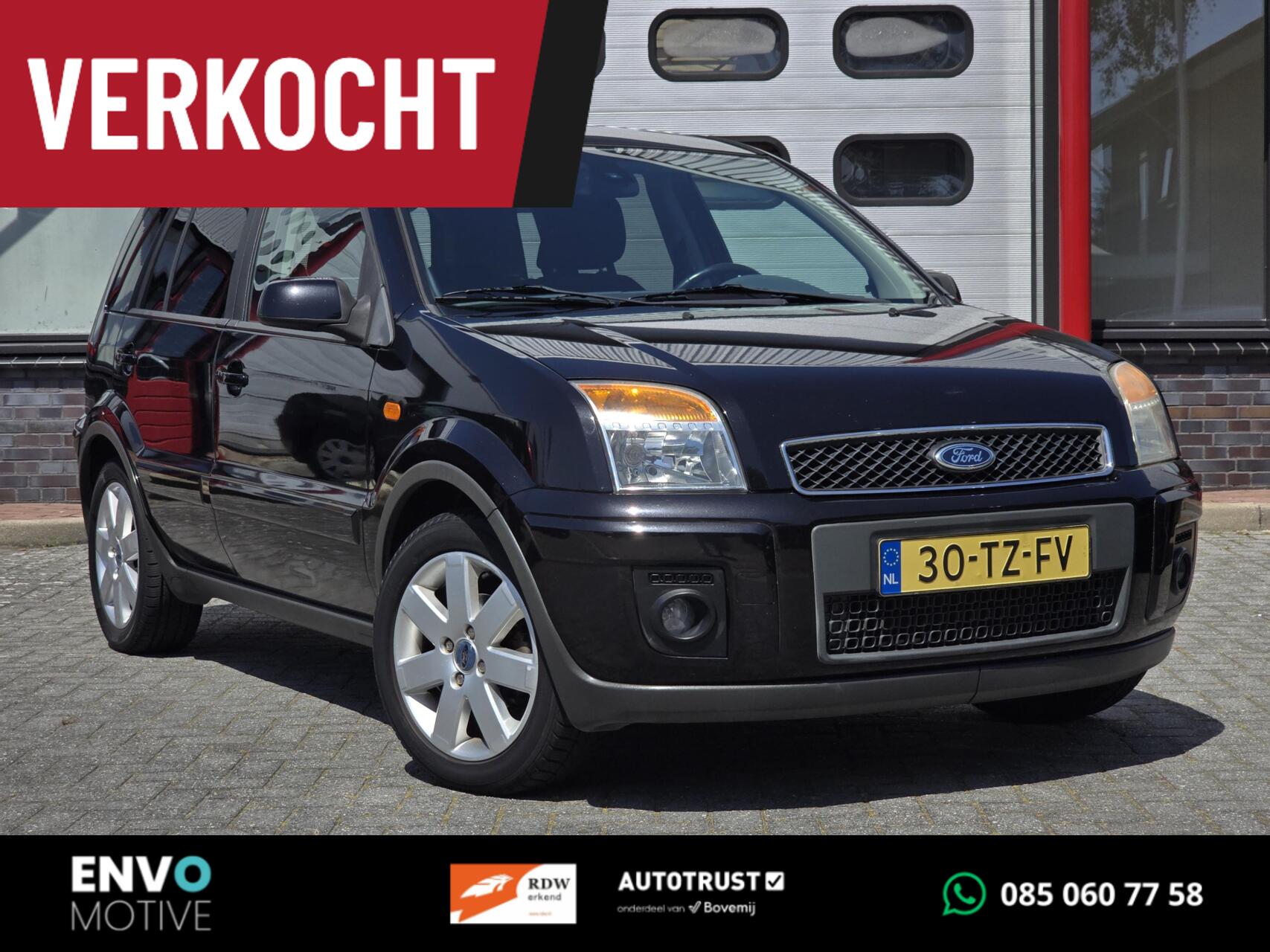 Ford Fusion 1.6-16V Futura Airco/Trekhaak/LMV/Voorruit verw. 2007 - voorkant
