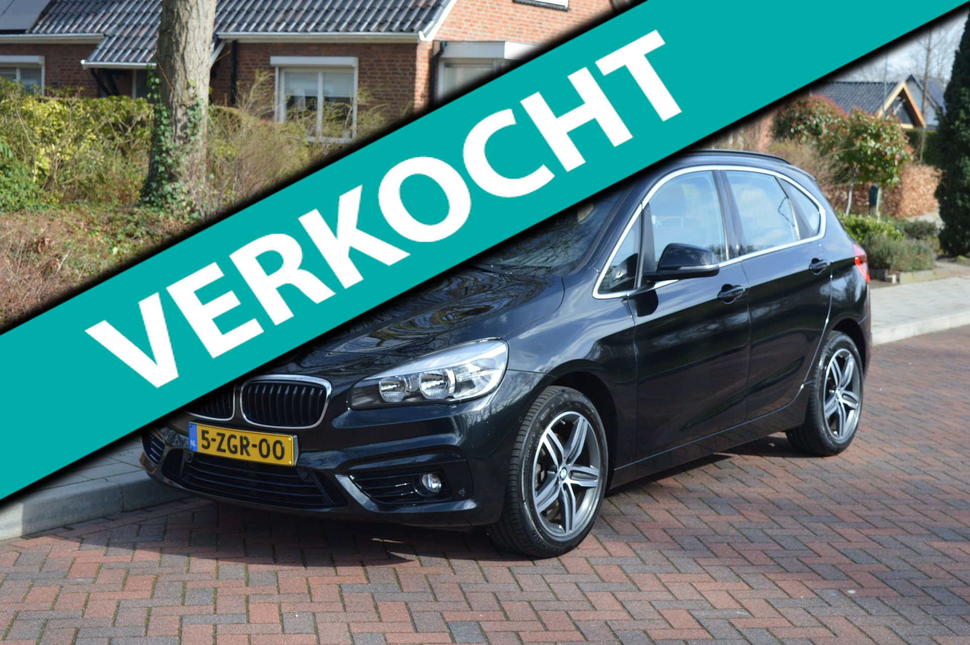 BMW 218d Active Tourer 218d Exe Org NL/NAP1ste-eigenaar/panodak/afn-haak 2015 - voorkant