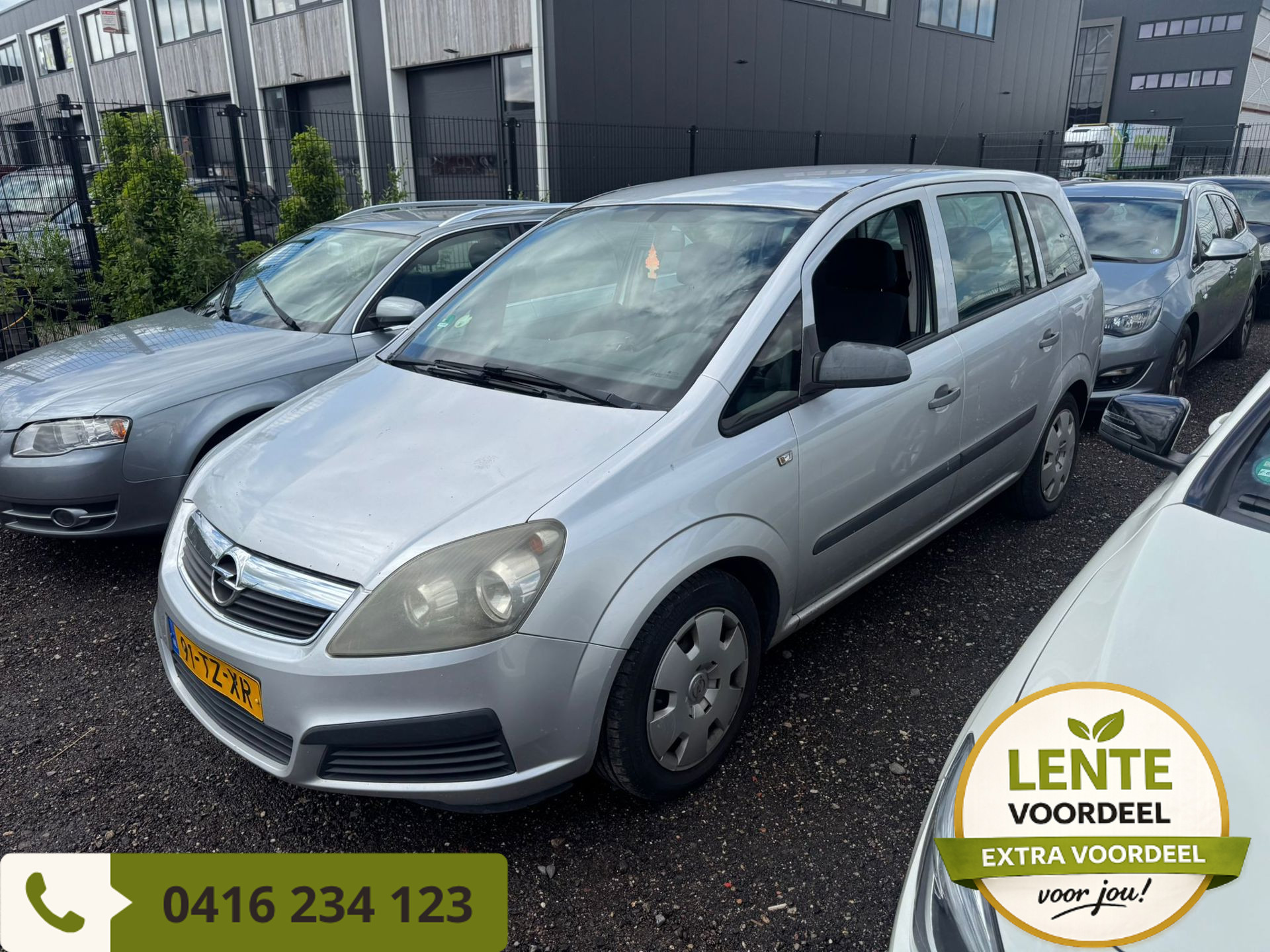 Opel Zafira 1.8 Business|NL AUTO|APK 9-2026|AIRCO|INRUILKOOPJE 2007 - voorkant