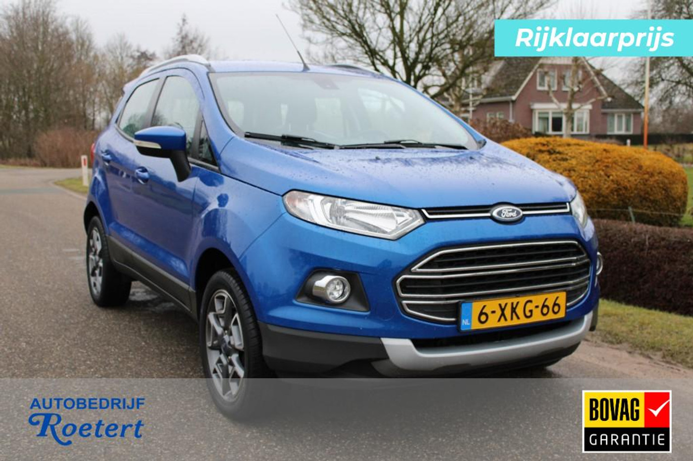 Ford Ecosport 1.0 125pk Titanium ECC/Cruise/PDC/Lichtmetalen velgen 2014 - voorkant