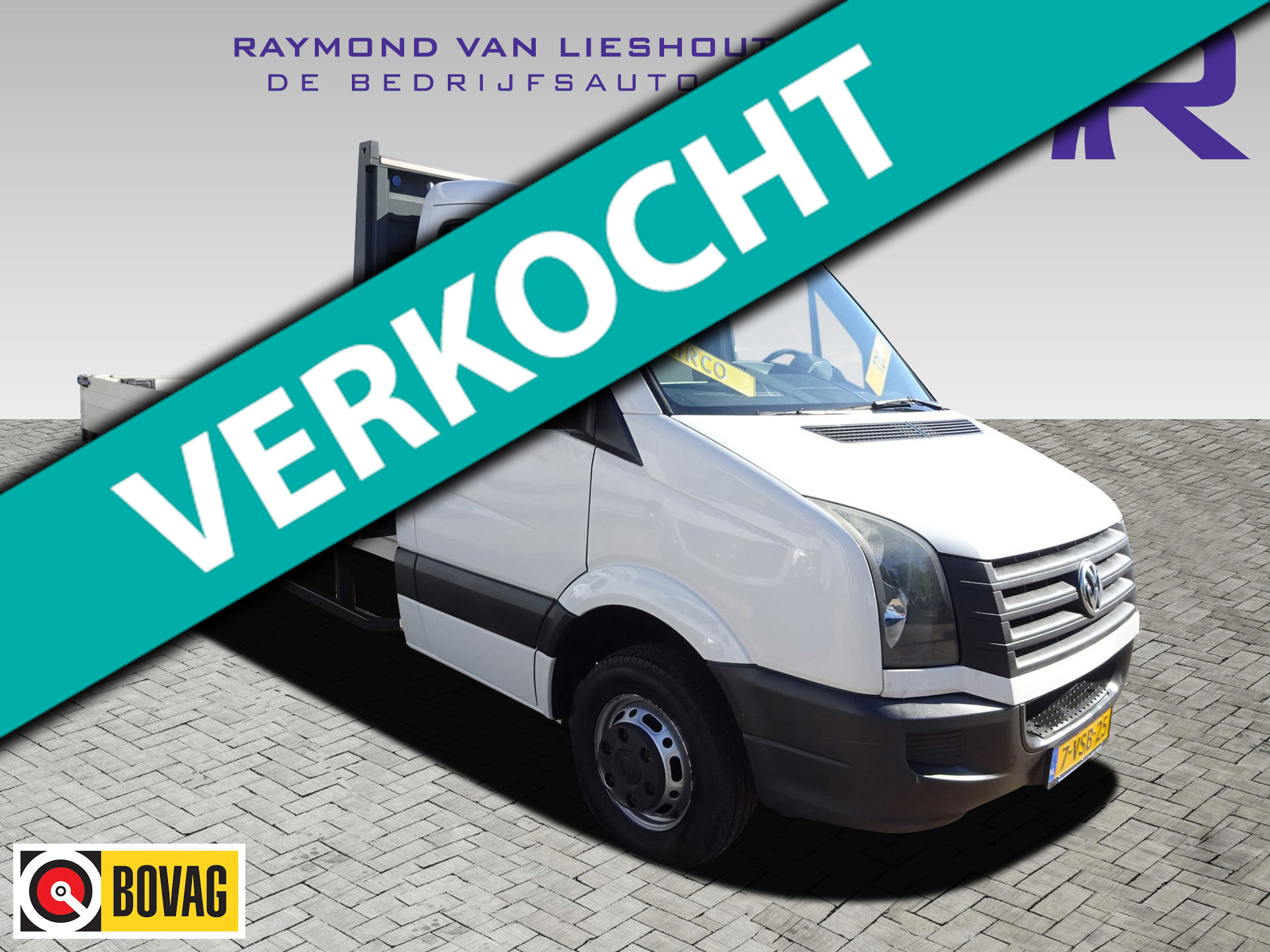 Volkswagen Crafter 46 2.0 TDI 160 PK L3H1 Open Laadbak PICK UP AIRCO CRUISE 3 ZITS 2011 - voorkant