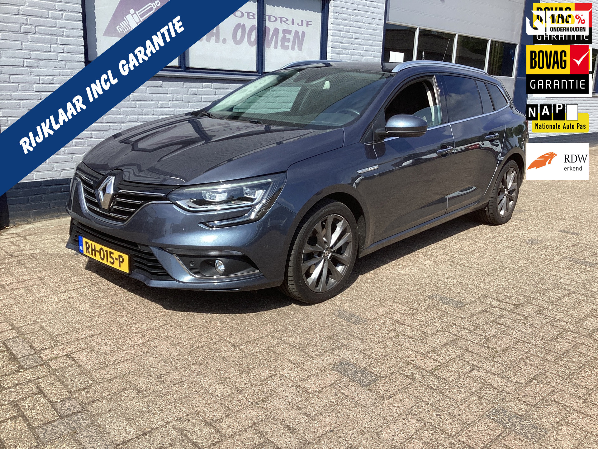 Renault Megane 1.2 TCe automaat schuifdak carplay lm velgen Série Signature Exclusiv 2017 - voorkant