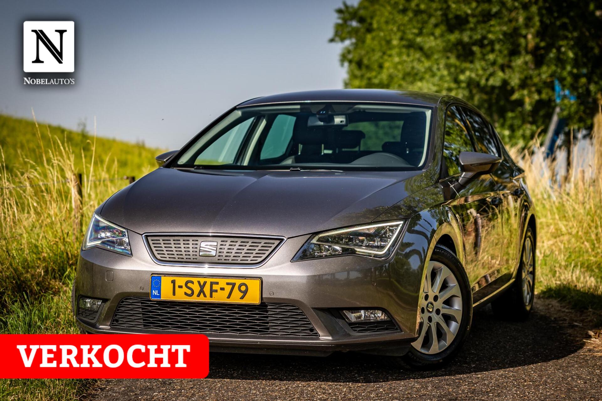 Seat Leon 1.6 TDI Style Ecomotive |Automaat |PDC |Navi |Nap 2014 - voorkant