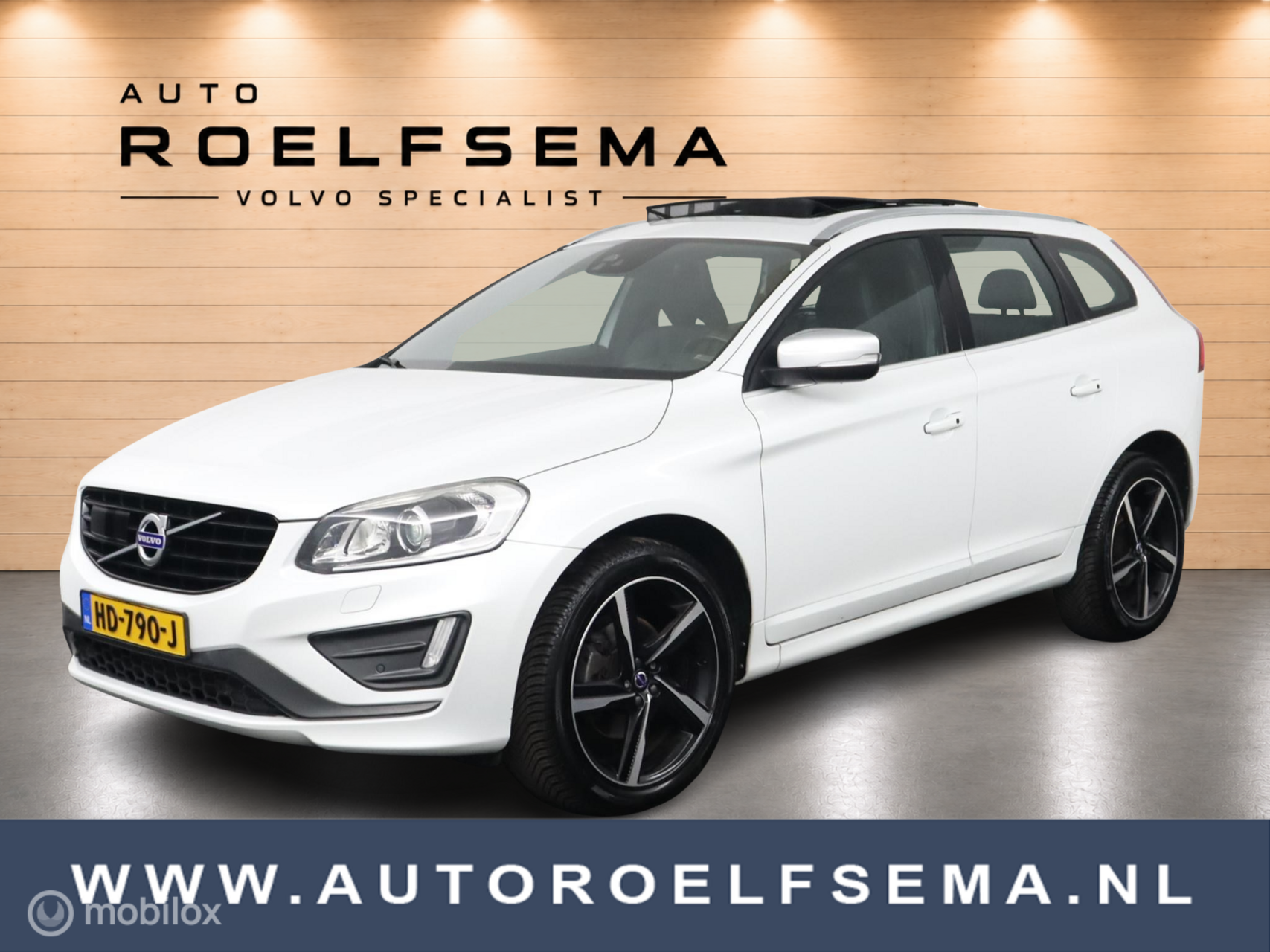 Volvo Xc60 2.4 D5 R-Design | Adaptive Cruise | BLISS | Trekhaak | Panoramadak | 20" velgen | All Season Banden 2015 - voorkant