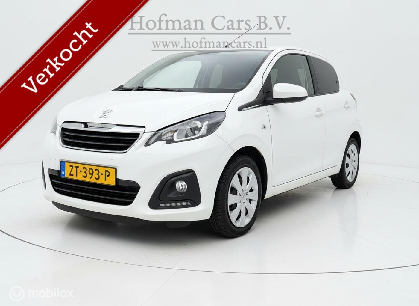 Peugeot 108 1.0 e-VTi Active | 2019 | 5-deurs | Airco | Wit | 72 PK | 2 sleutels 2019 - voorkant